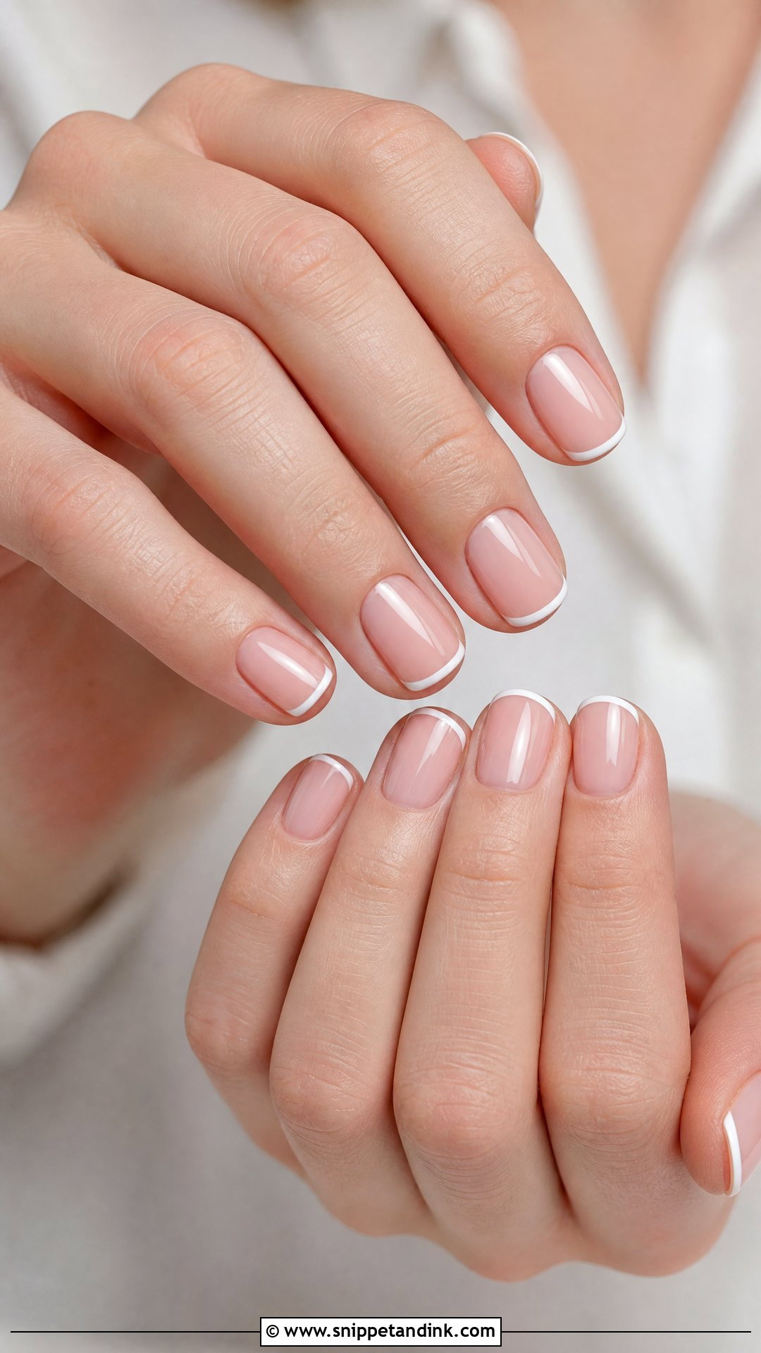 Micro French Wedding Nail Extensions - Snippet and Ink - 25 Nail Extension Designs for Wedding