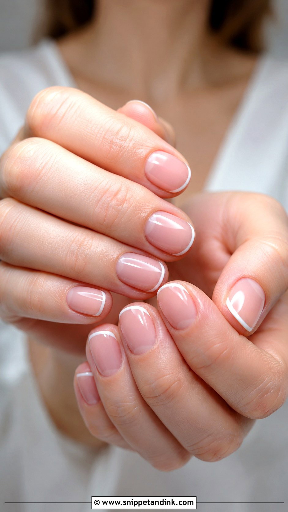 Micro French Wedding Nails - Snippet and Ink - 20 Classy Nails for Wedding
