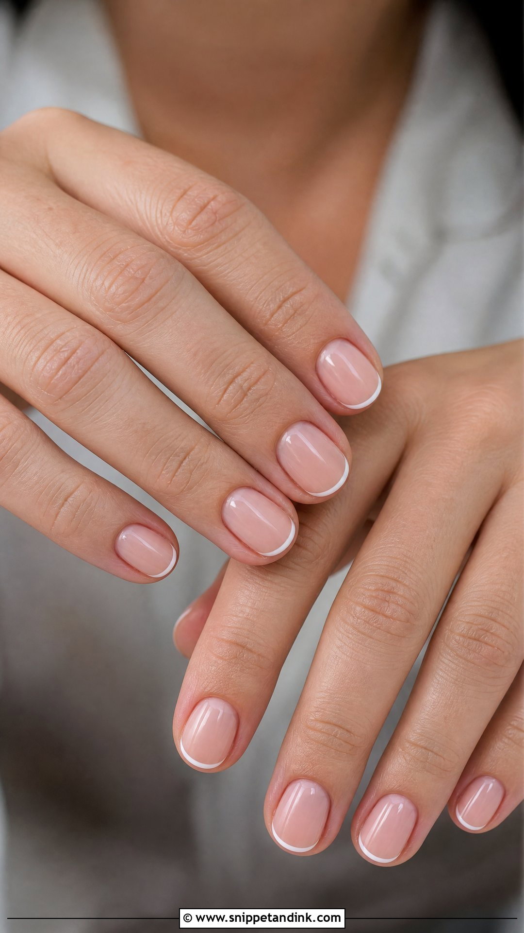 Micro French Wedding Nails - Snippet and Ink - 20 Nail Ideas for Wedding Brides