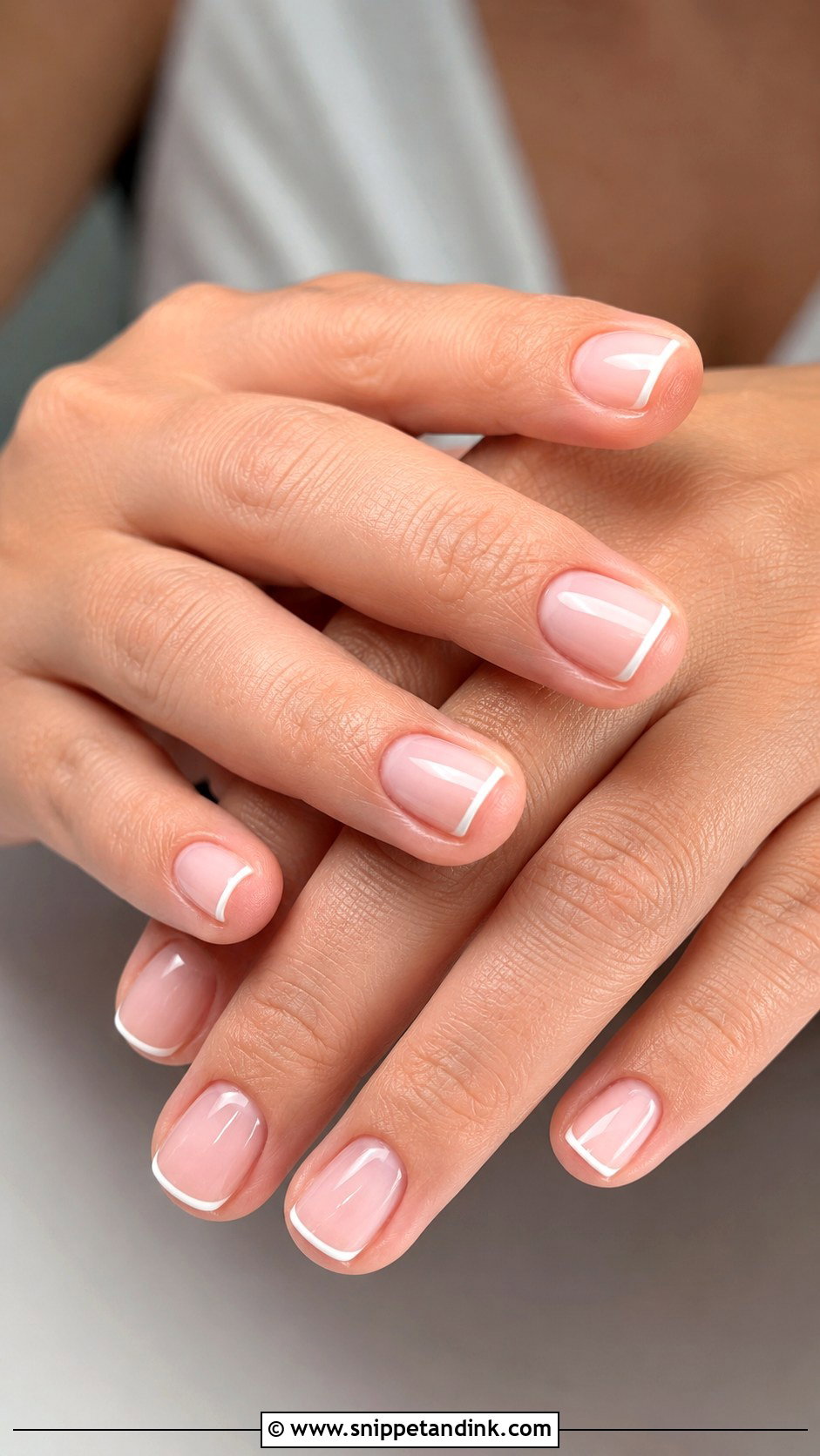 Micro French Wedding Nails - Snippet and Ink - 20 Nails Ideas for Wedding