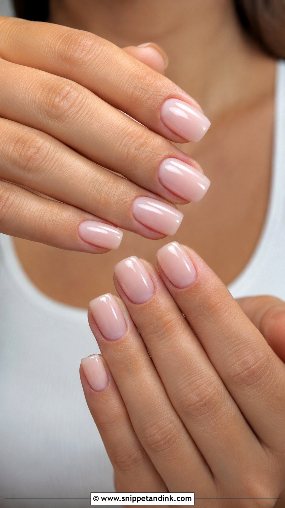 Micro French Wedding Nails - Snippet and Ink - 20 Simple Wedding Nails Brides
