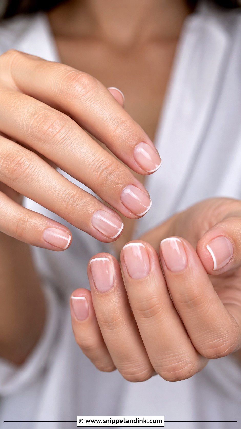 Micro French Wedding Nails - Snippet and Ink - 20 Summer Wedding Nails for Bride