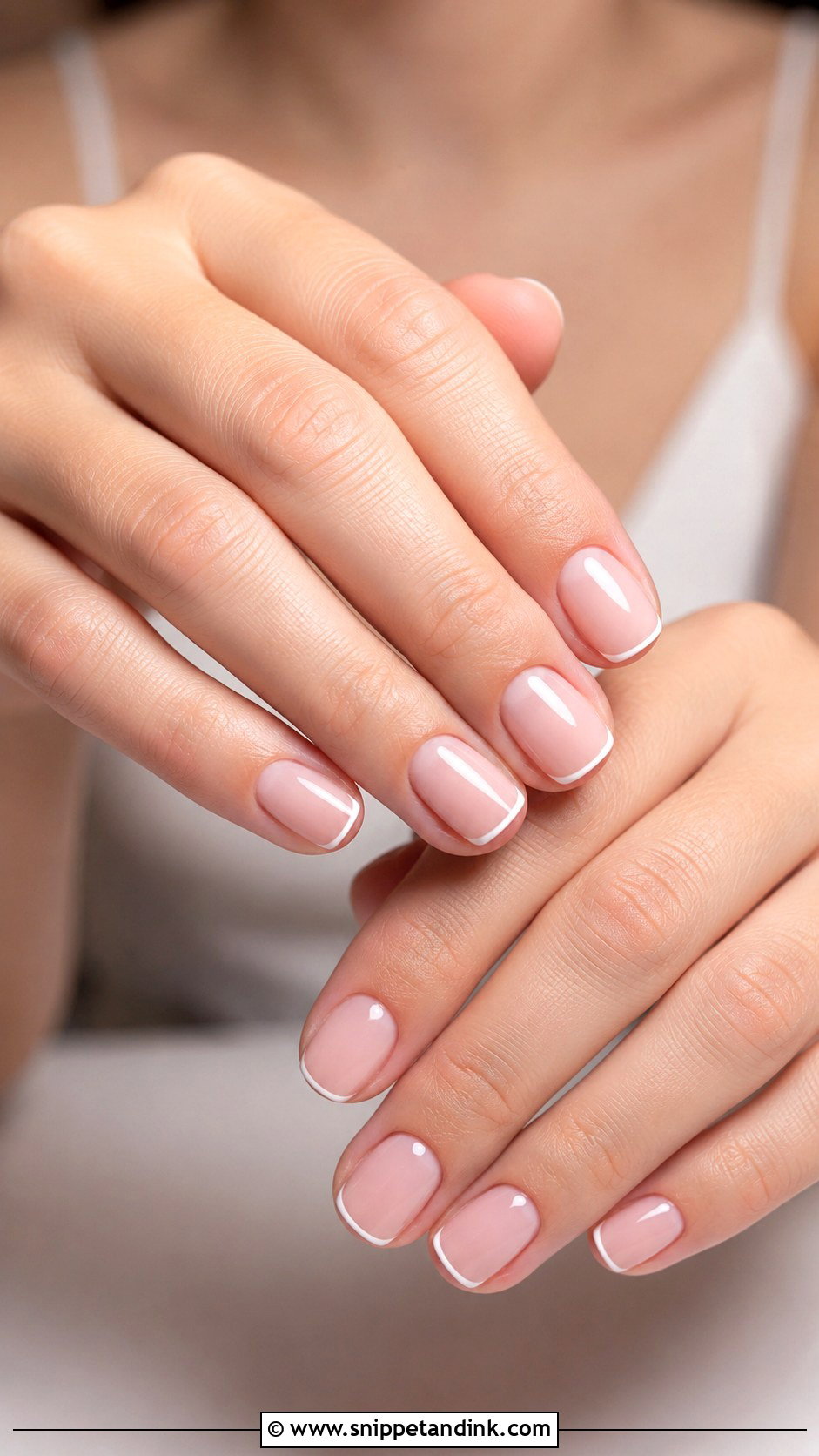 Micro French Wedding Nails - Snippet and Ink - 20 Wedding Inspo Nails