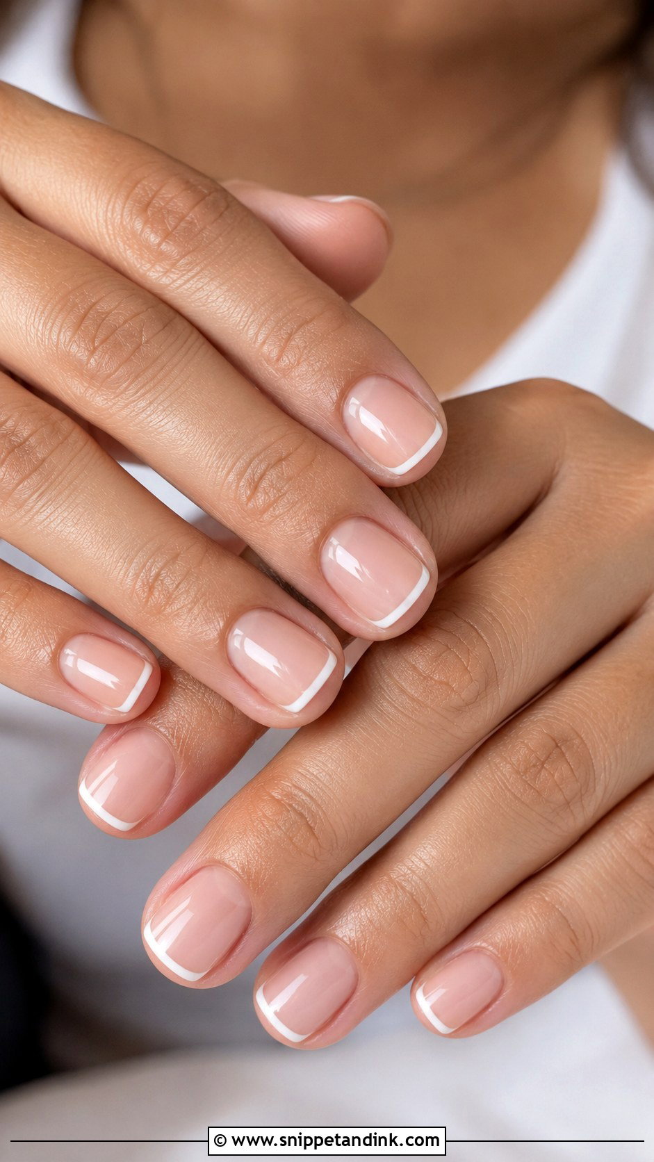 Micro French Wedding Nails - Snippet and Ink - 20 Wedding Nails 2025 Trends