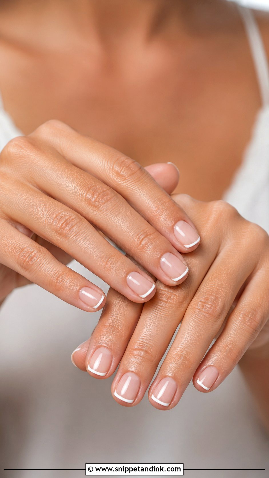 Micro French Wedding Nails - Snippet and Ink - 20 Wedding Nails Inspo for Bride