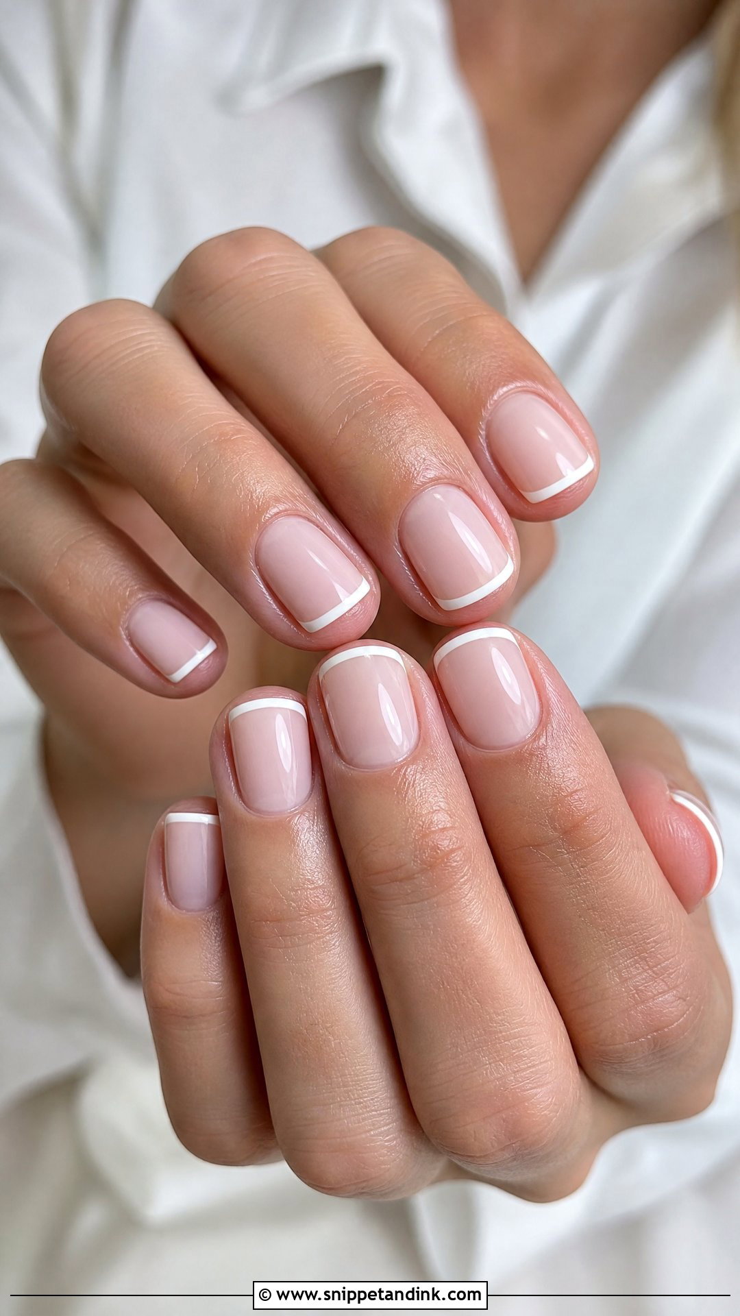 Micro French Wedding Nails - Snippet and Ink - 25 Classy Wedding Nails