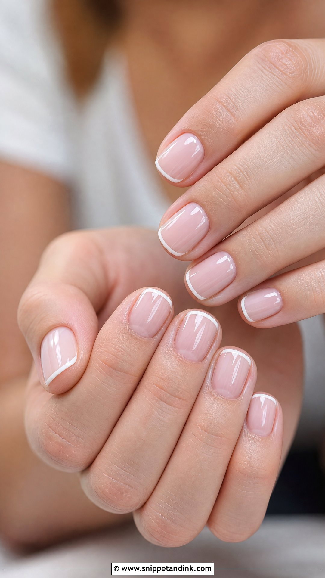 Micro French Wedding Nails - Snippet and Ink - 25 Cute Wedding Nails
