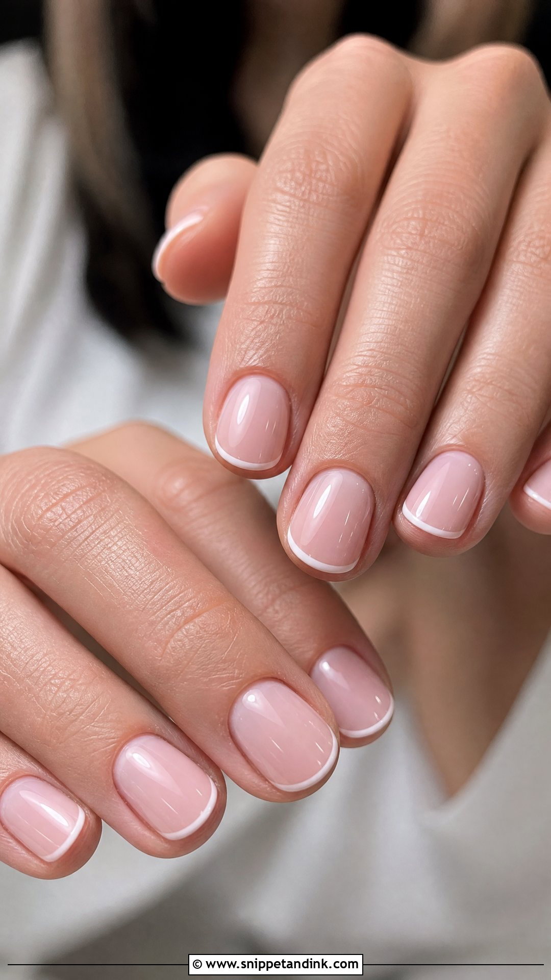 Micro French Wedding Nails - Snippet and Ink - 25 French Wedding Nails
