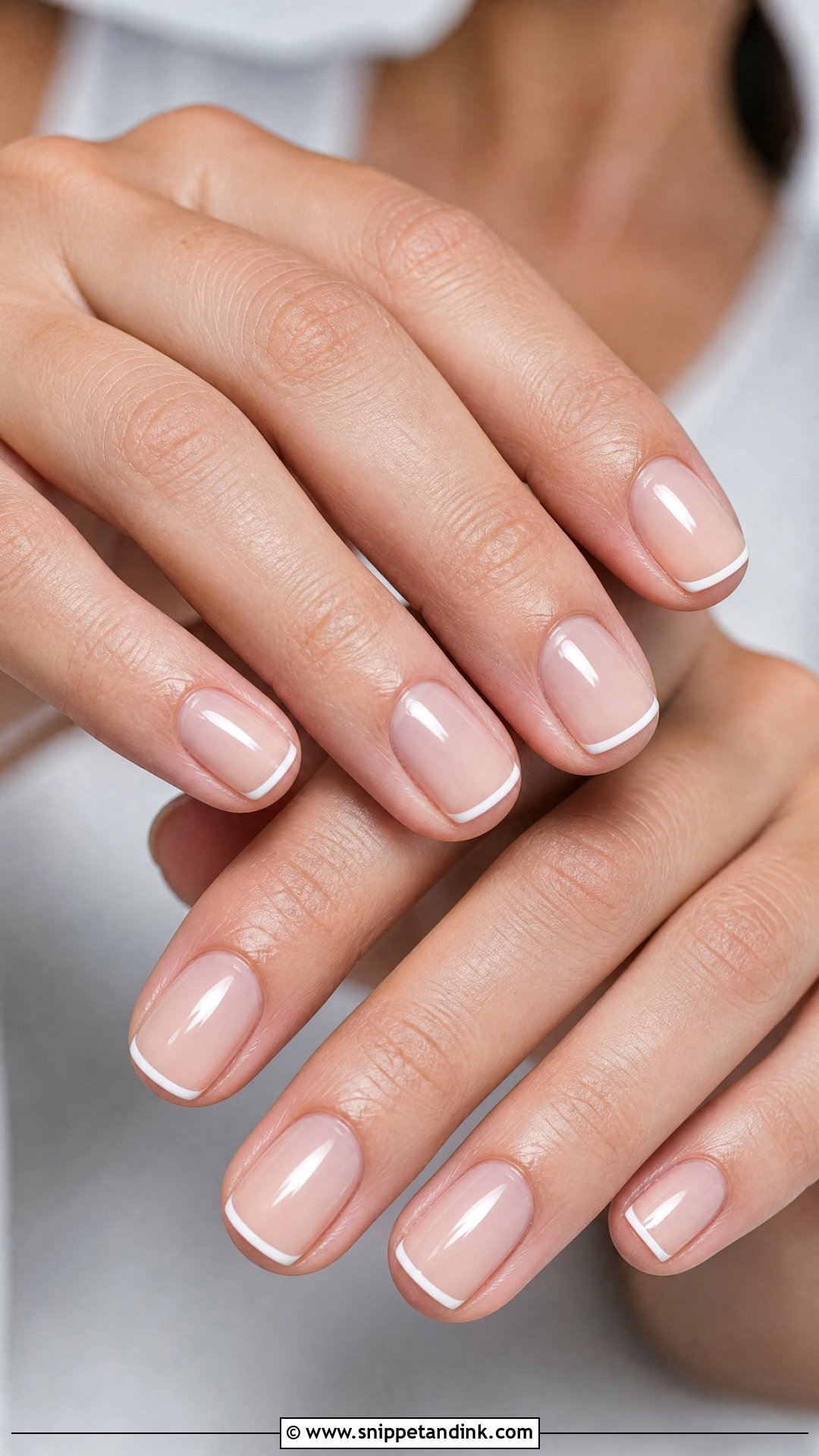 Micro French Wedding Nails - Snippet and Ink - 25 Nail Art Designs for Wedding