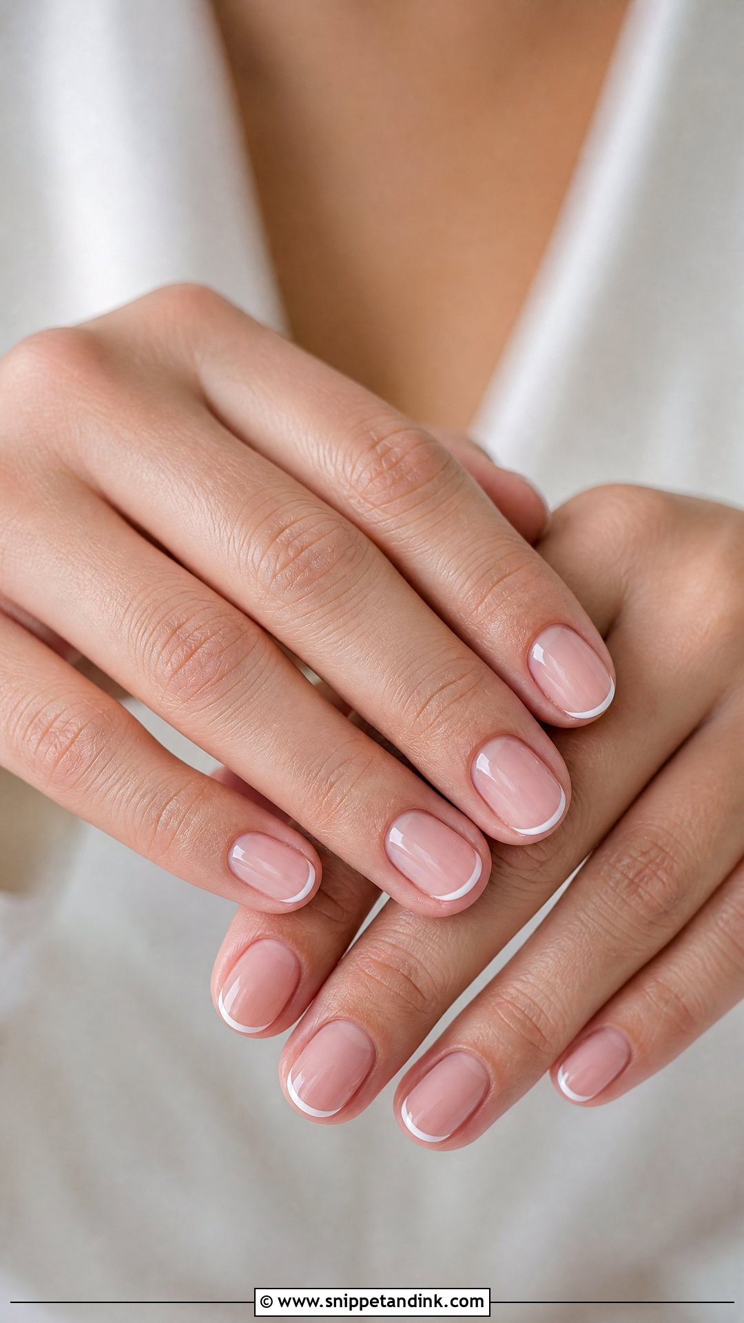 Micro French Wedding Nails - Snippet and Ink - 25 Nail Ideas for Wedding