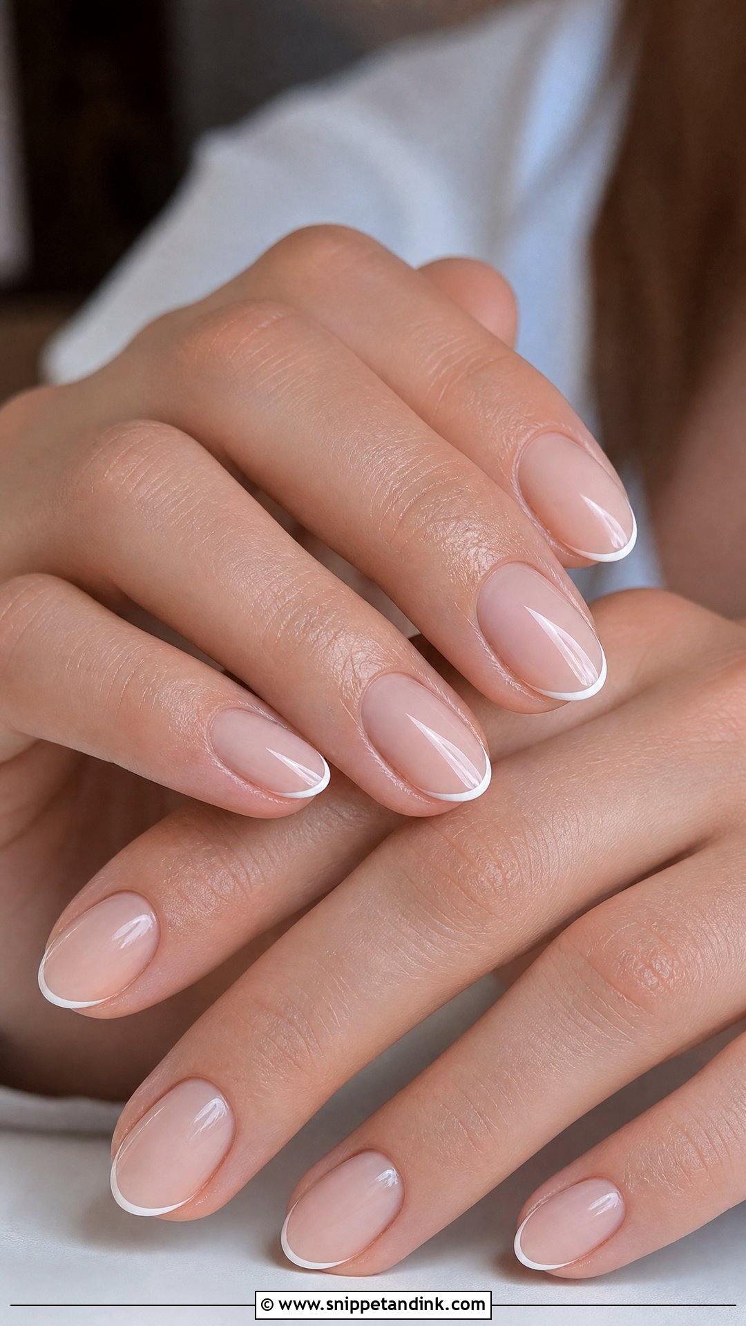 Micro French Wedding Nails - Snippet and Ink - 25 Nail Wedding for Bride Ideas