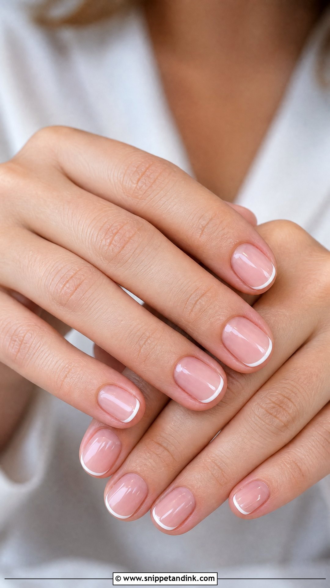 Micro French Wedding Nails - Snippet and Ink - 25 Nails for a Wedding