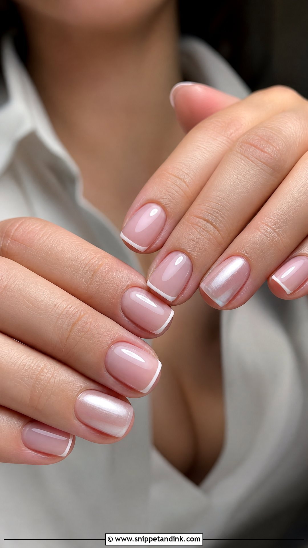 Micro French Wedding Nails - Snippet and Ink - 25 Unique Wedding Nails