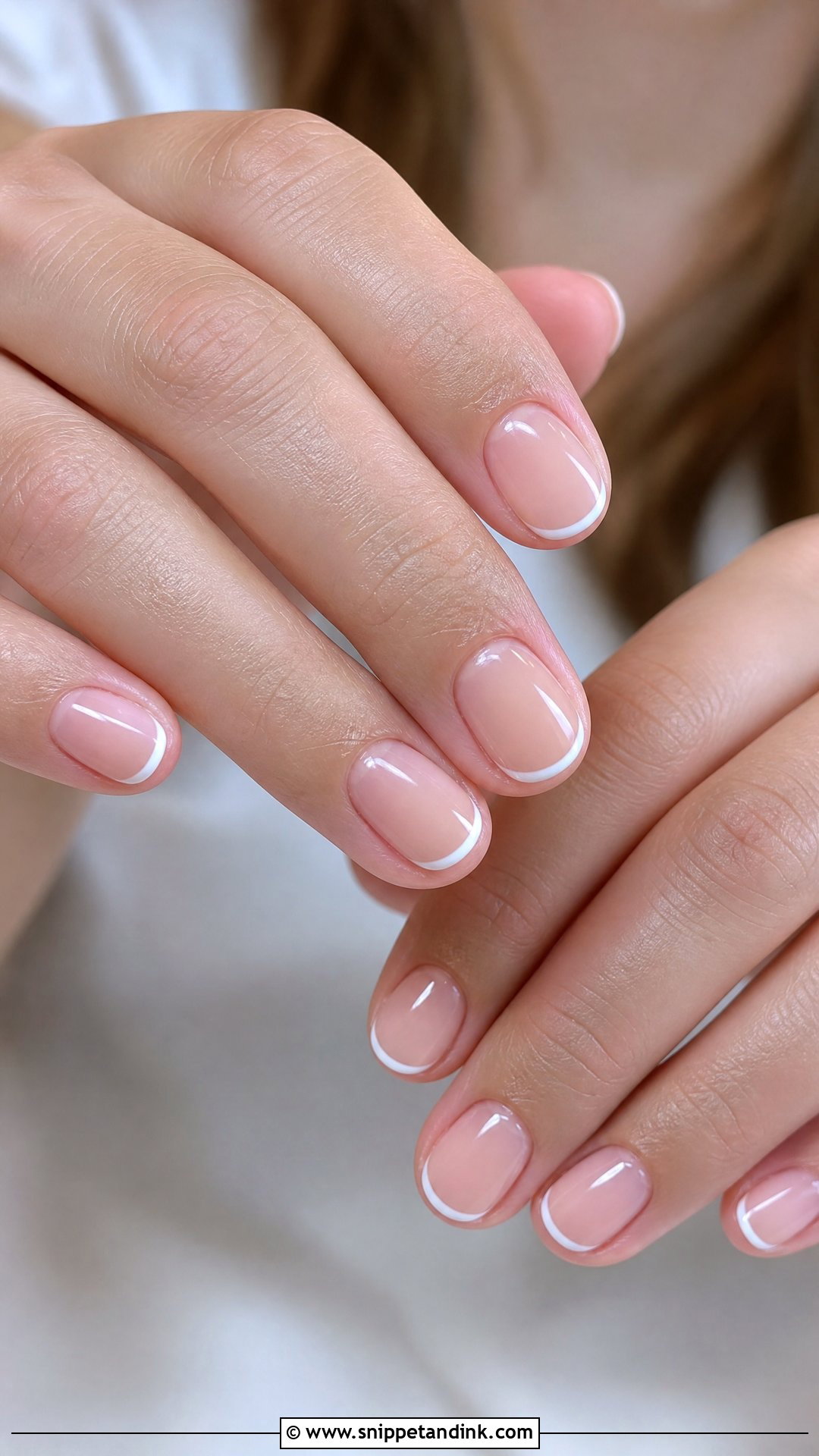 Micro French Wedding Nails - Snippet and Ink - 25 Wedding Nail Art Designs
