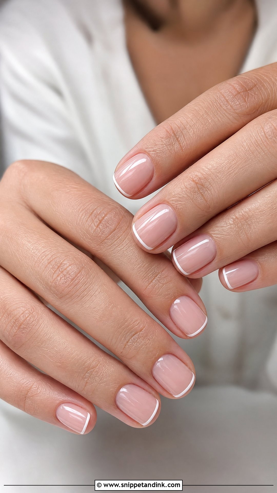 Micro French Wedding Nails - Snippet and Ink - 30 Wedding Day Nails for Bride
