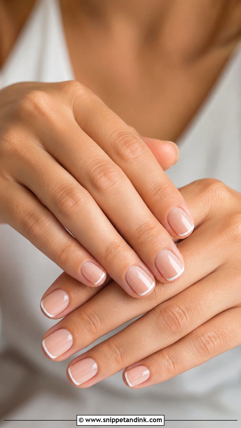 Micro French Wedding Nails - Snippet and Ink - 30 Wedding Nail Art Design for Bride Ideas