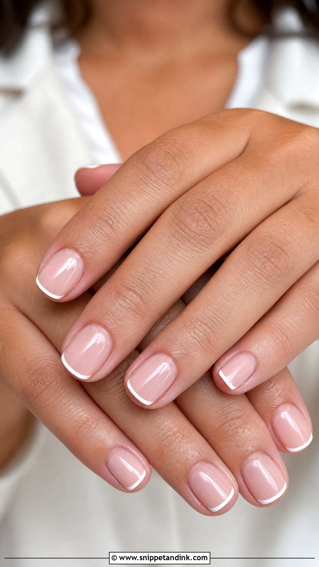 Micro French Wedding Nails - Snippet and Ink - 35 Wedding Nails