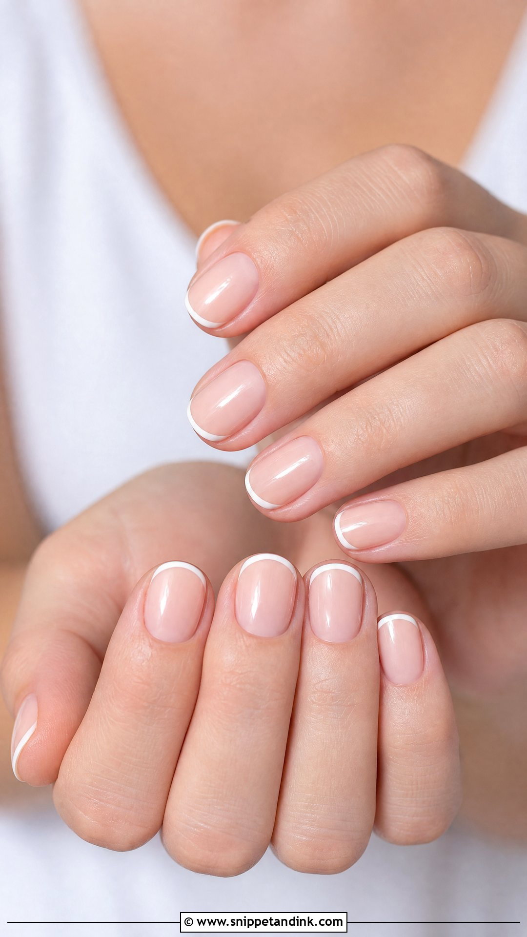 Micro French Wedding Nails - Snippet and Ink - 35 Wedding Nails for Bride