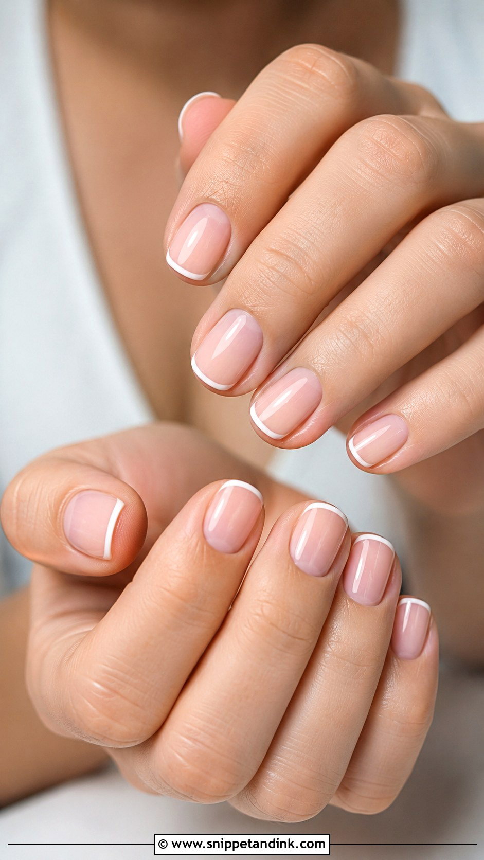 Micro French Wedding Nails - Snippet and Ink - 20 Fun Wedding Nails for Bride