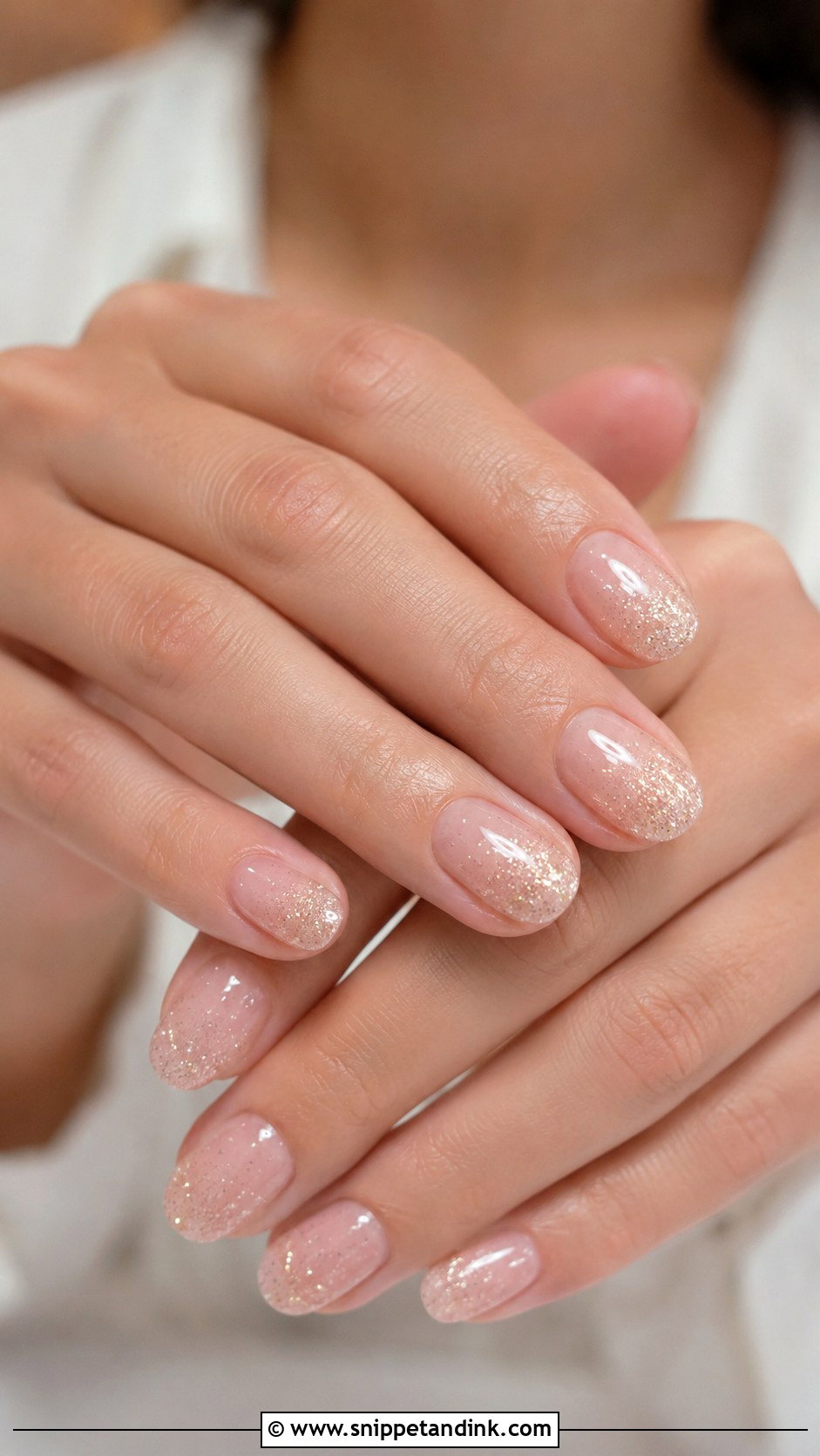 Micro Heart Wedding Nails - Snippet and Ink - 20 Simple Nail Art for Wedding Ideas