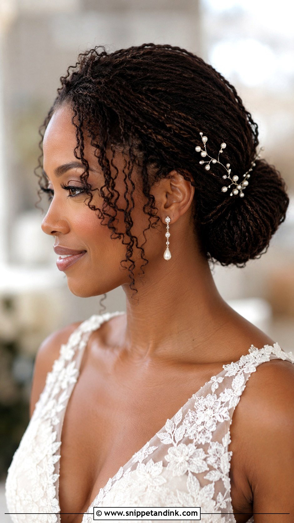 Microlocs Wedding Hairstyle - Snippet and Ink - 15 Wedding Locs Hairstyles Bridal Hair