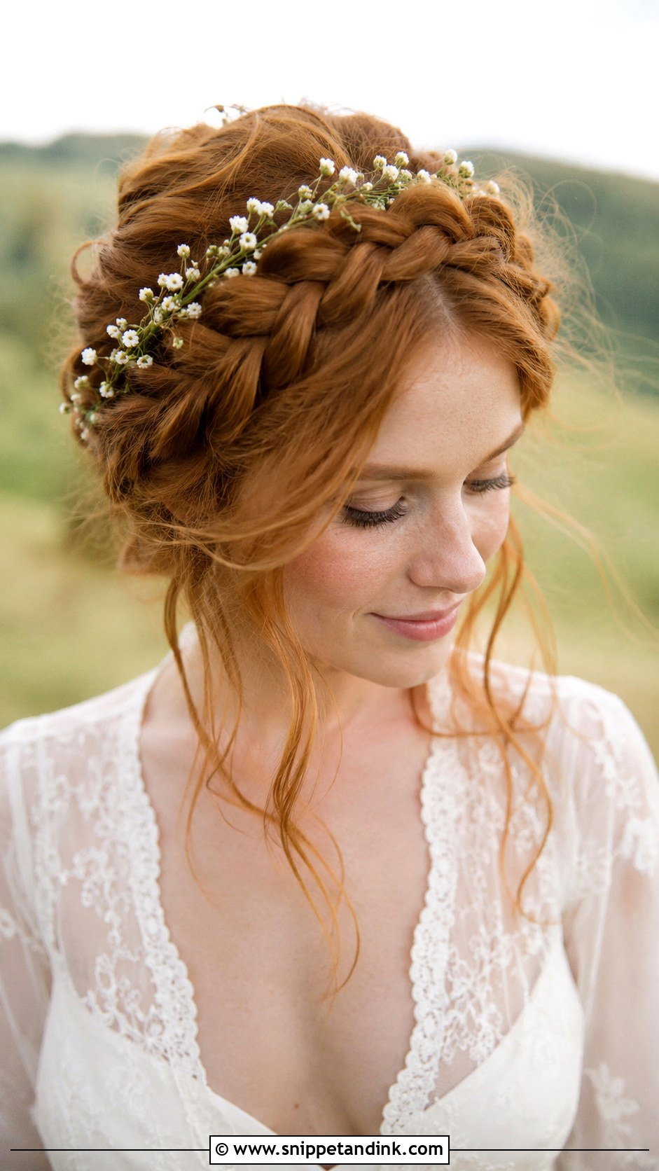 Milkmaid Braid for Long Hair - Snippet and Ink - 25 Bridal Braids for Long Hair
