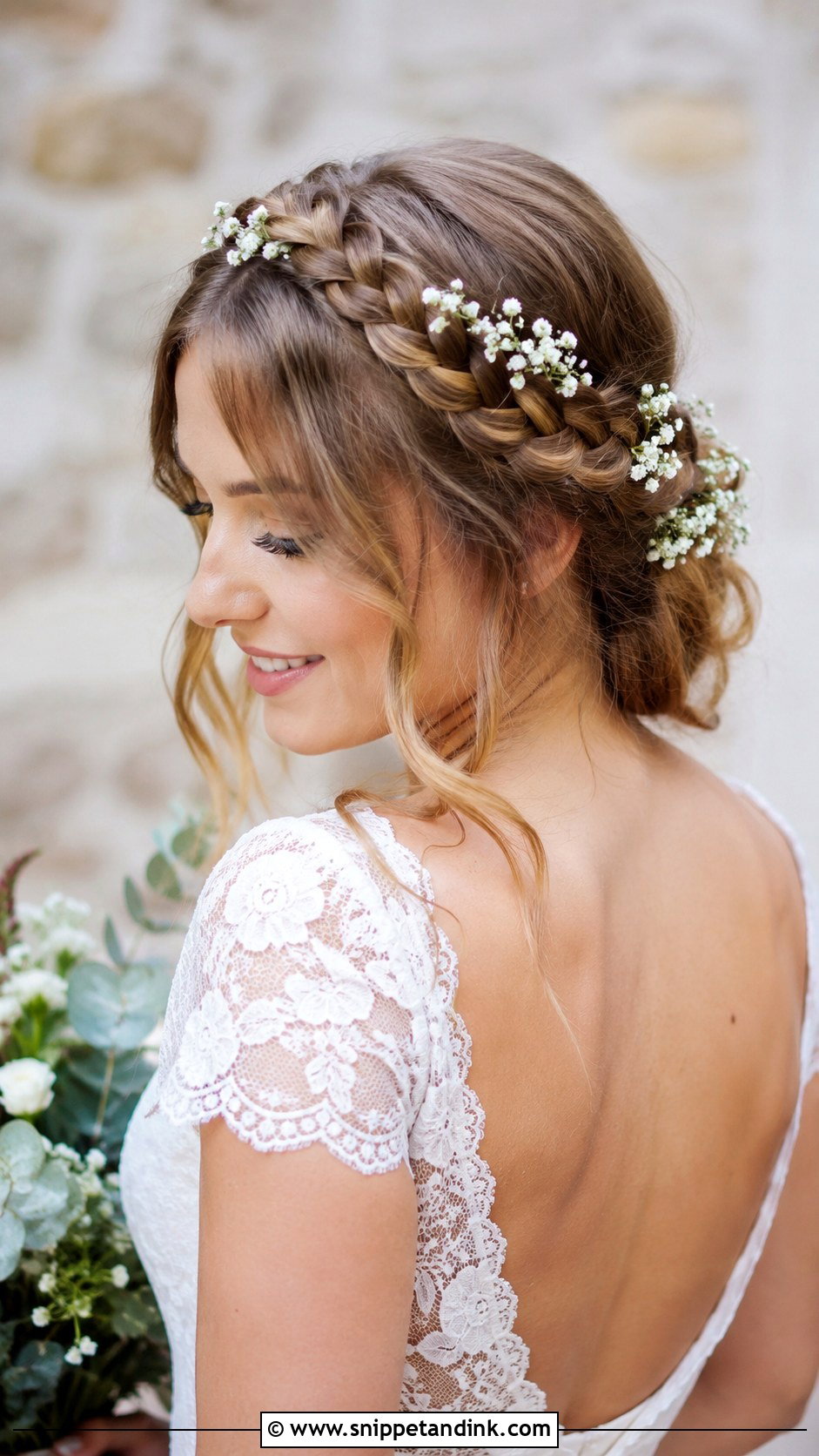 Milkmaid Braid - Snippet and Ink - 20 Braid Hairstyle for Wedding Ideas