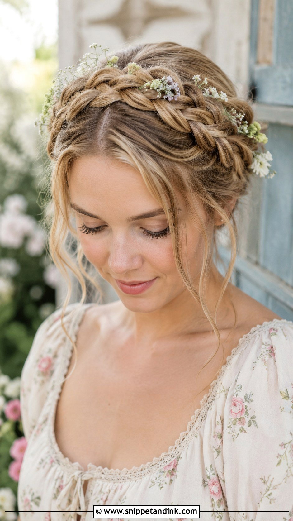 Milkmaid Braids - Snippet and Ink - 20 Wedding Guest Braids Hairstyles