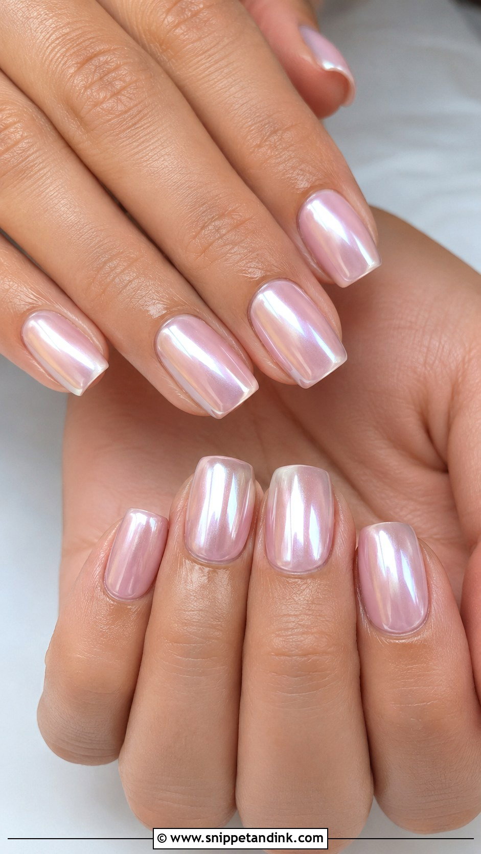 Milky Chrome Wedding Anniversary Nails - Snippet and Ink - 20 Wedding Anniversary Nails