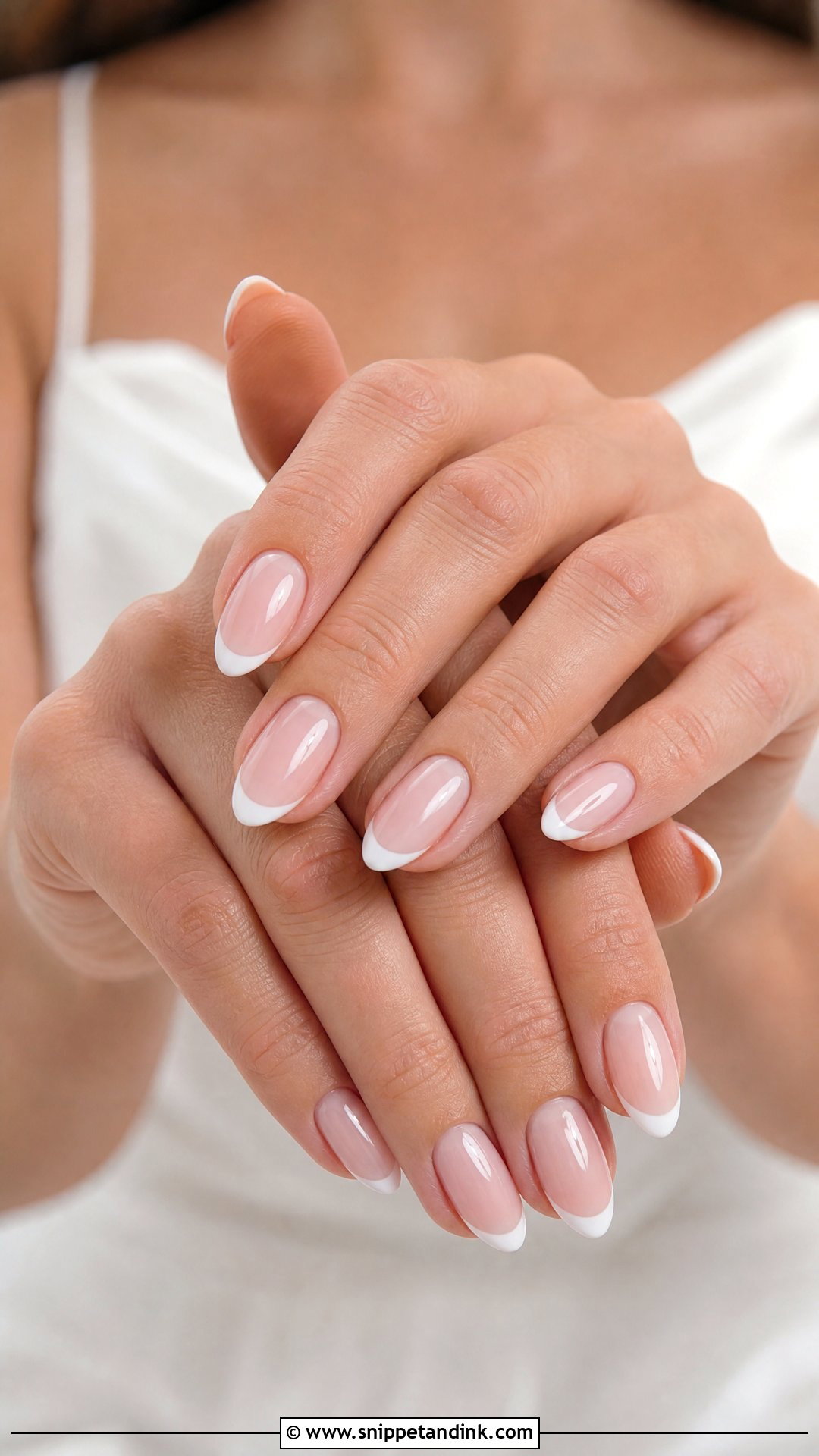 Milky French Bride Wedding Nails - Snippet and Ink - 25 Elegant French Bride Wedding Nails