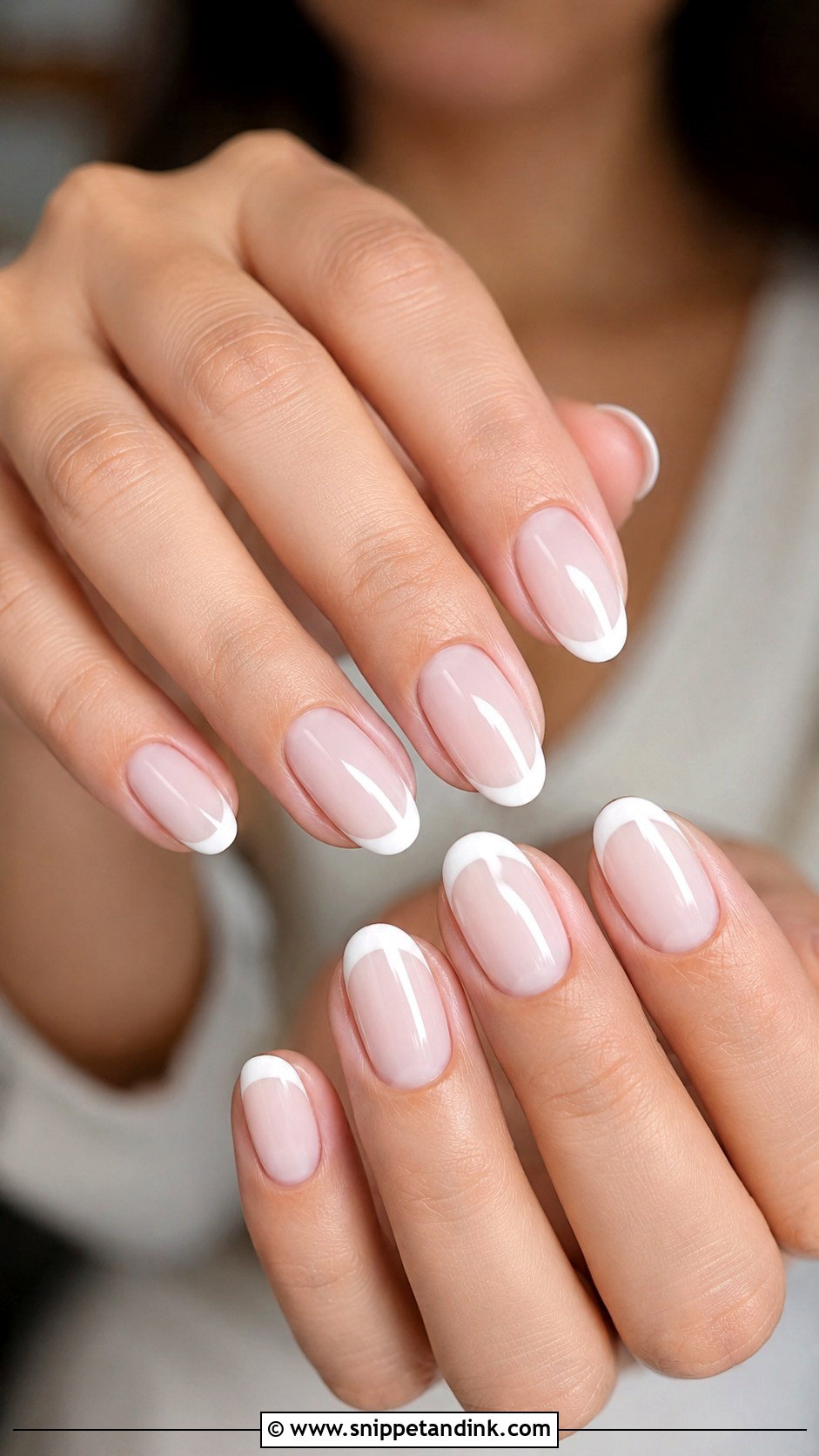 Milky French Tip Wedding Nails - Snippet and Ink - 20 Milky Wedding Nails