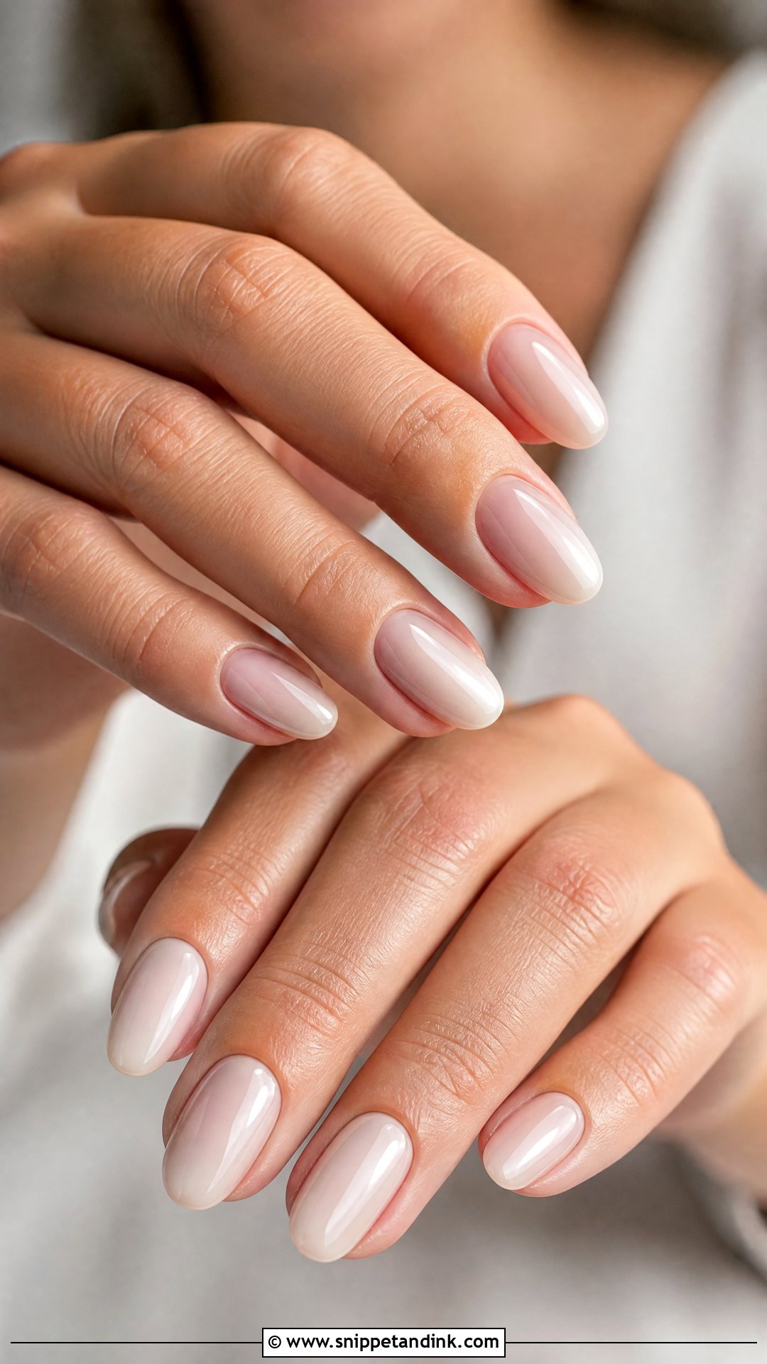 Milky Nude Bridal Nails - Snippet and Ink - 25 Nude Bridal Nails