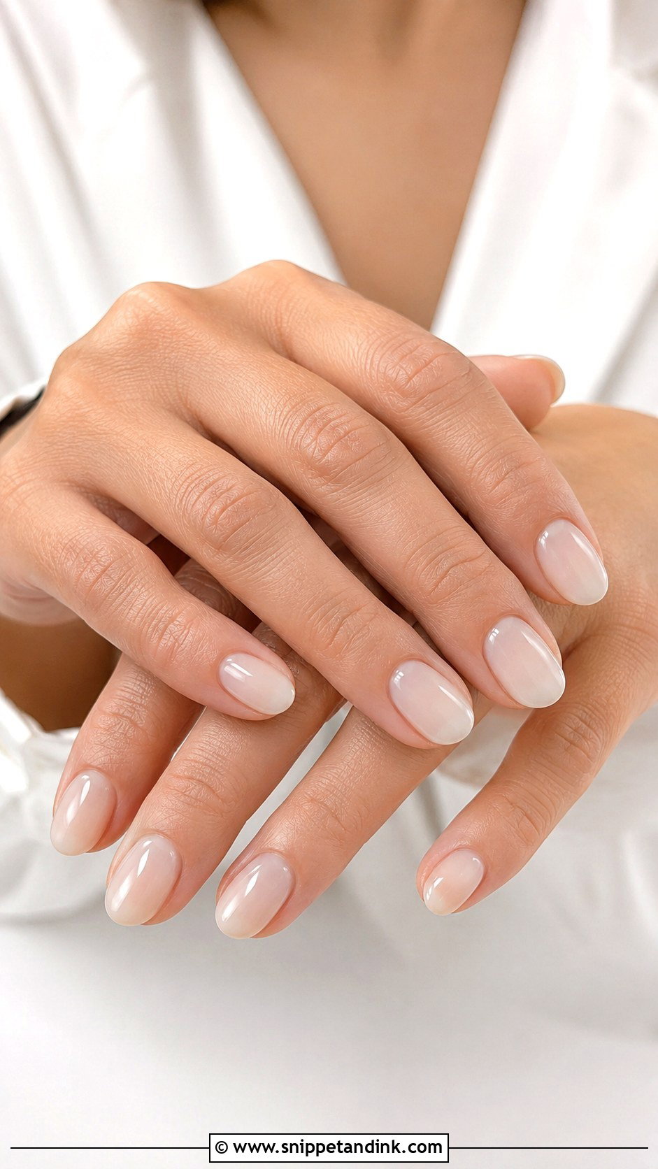 Milky Nude Wedding Nails - Snippet and Ink - 20 Nude Nails for Wedding