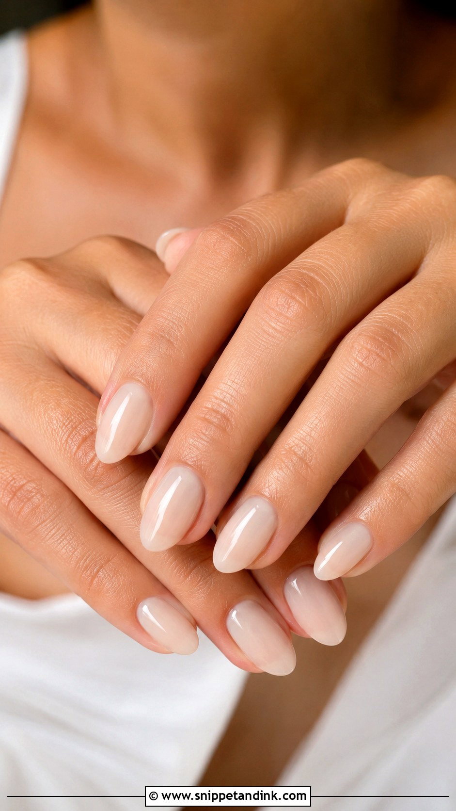 Milky Nude Wedding Nails - Snippet and Ink - 20 Milky Wedding Nails