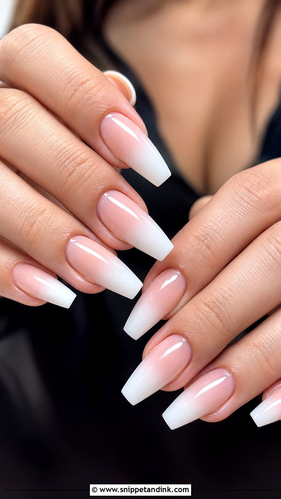 Milky Ombre Wedding Nails - Snippet and Ink - 20 Milky Wedding Nails