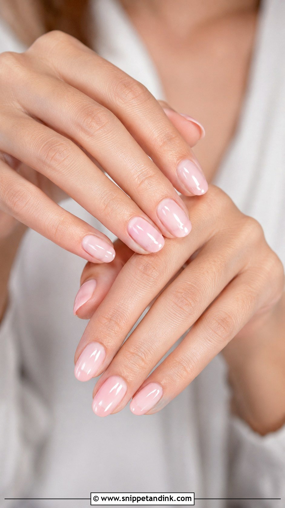 Milky Pink Bride Nails - Snippet and Ink - 30 Elegant Bride Nails Wedding