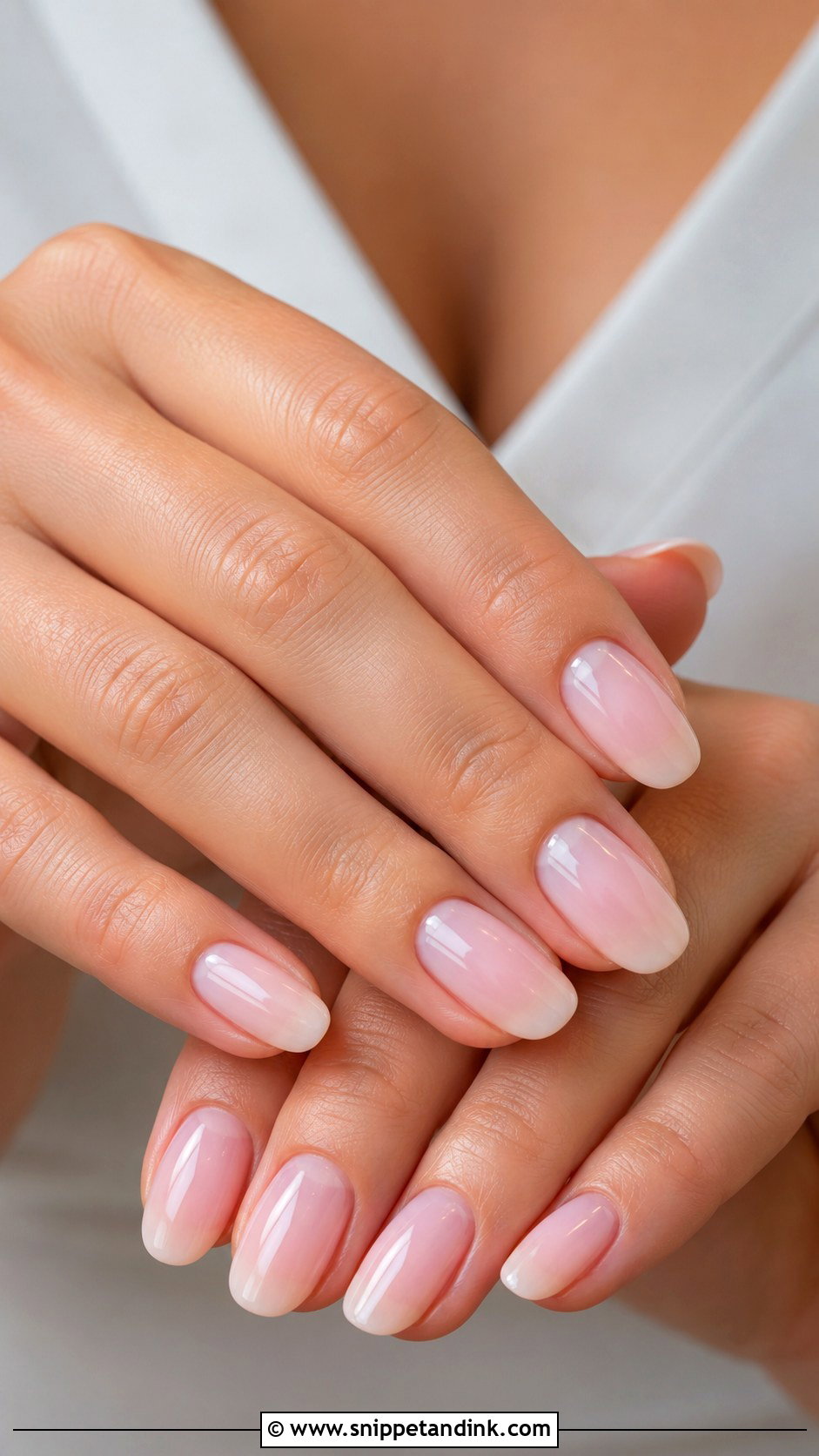 Milky Pink Bridesmaid Wedding Nails - Snippet and Ink - 20 Pink Bridesmaid Wedding Nails