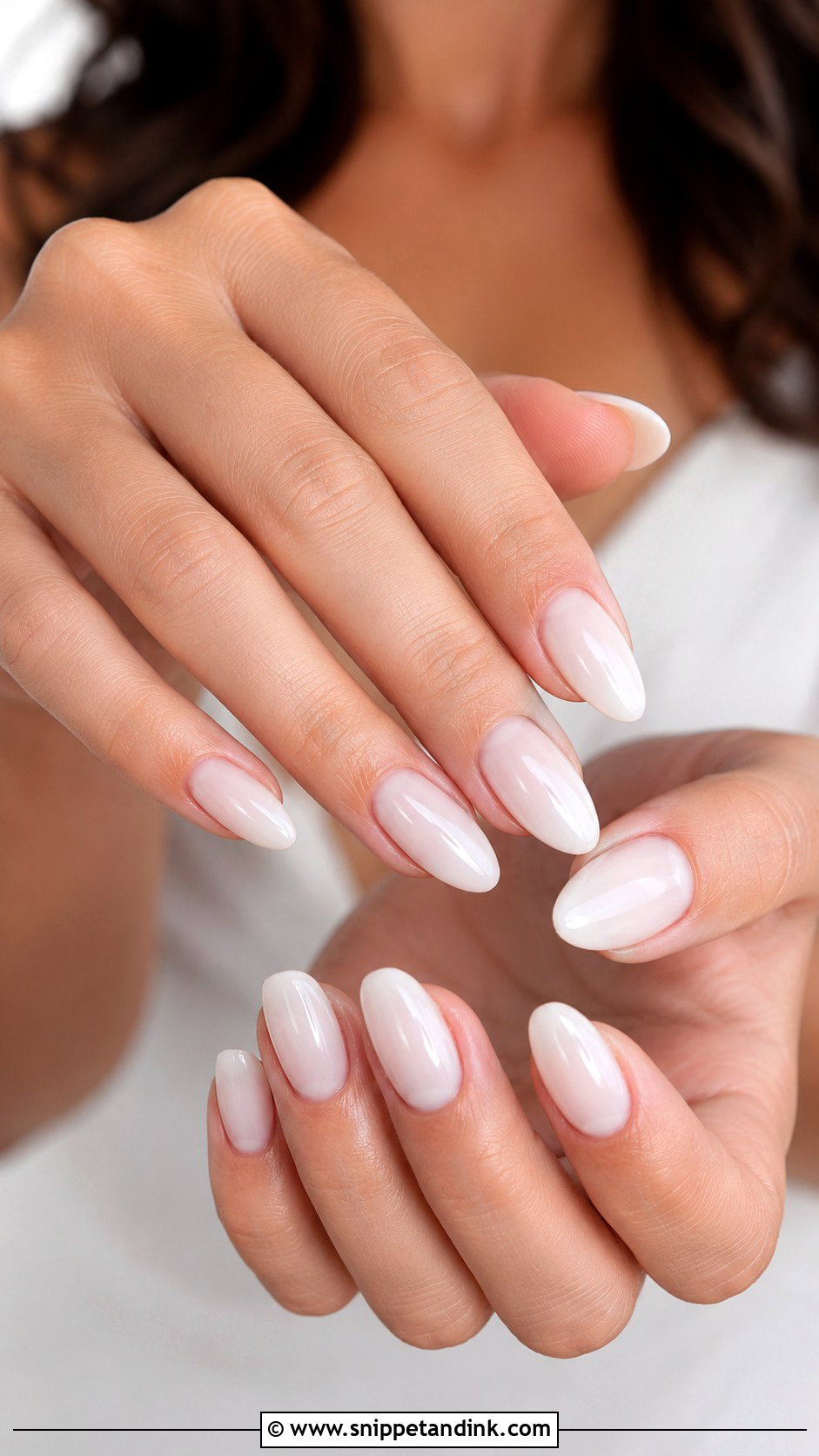 Milky Pink Wedding Nails - Snippet and Ink - 20 Milky Wedding Nails