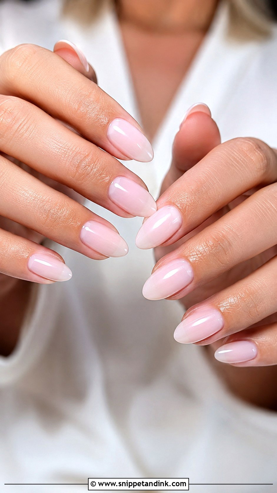 Milky Pink Wedding Nails - Snippet and Ink - 30 Pink Wedding Nails