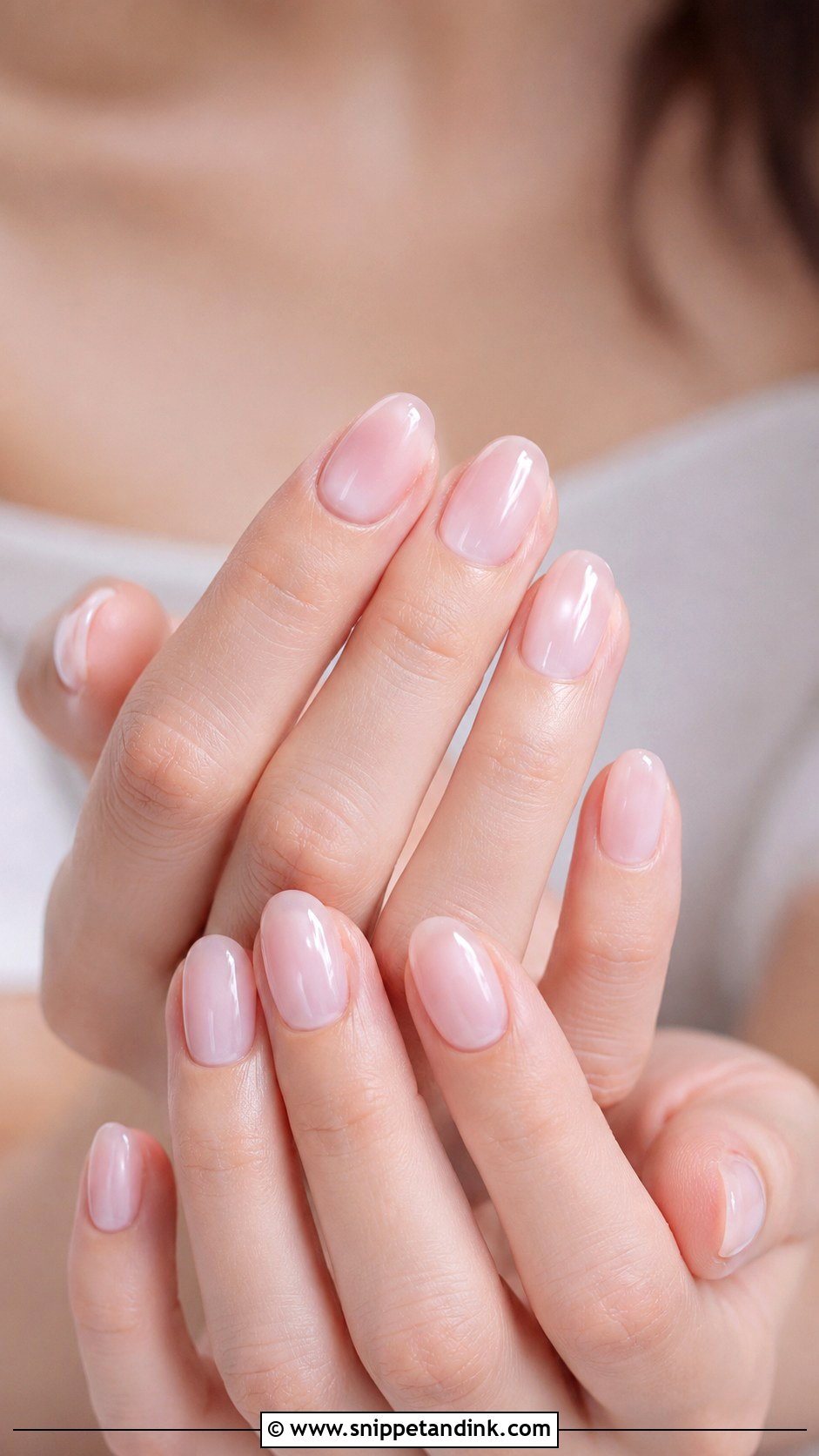 Milky Pink Wedding Nails - Snippet and Ink - 20 Clean Wedding Nails