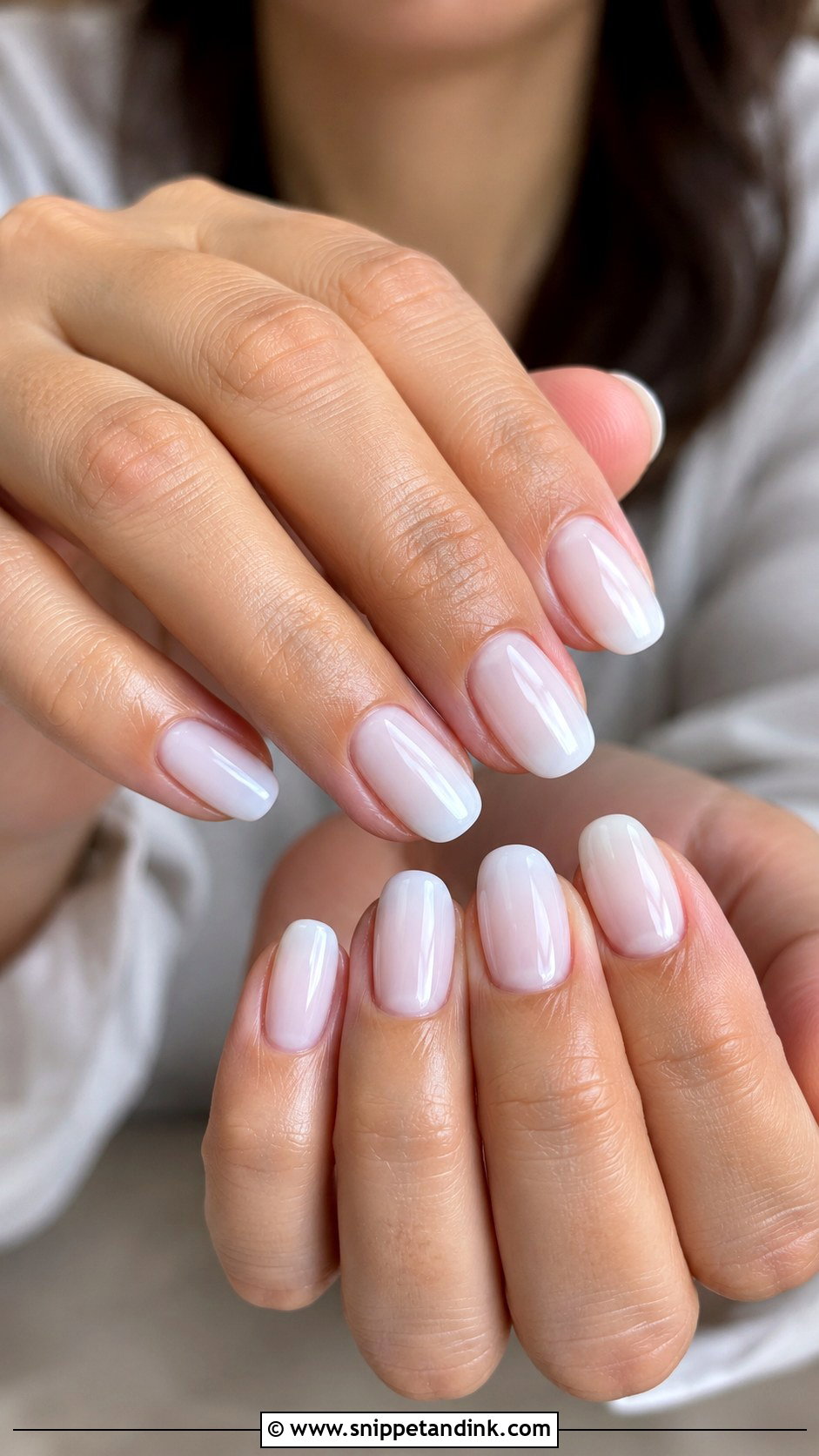 Milky White Acrylic Bridesmaid Nails - Snippet and Ink - 20 Acrylic Bridesmaid Wedding Nails