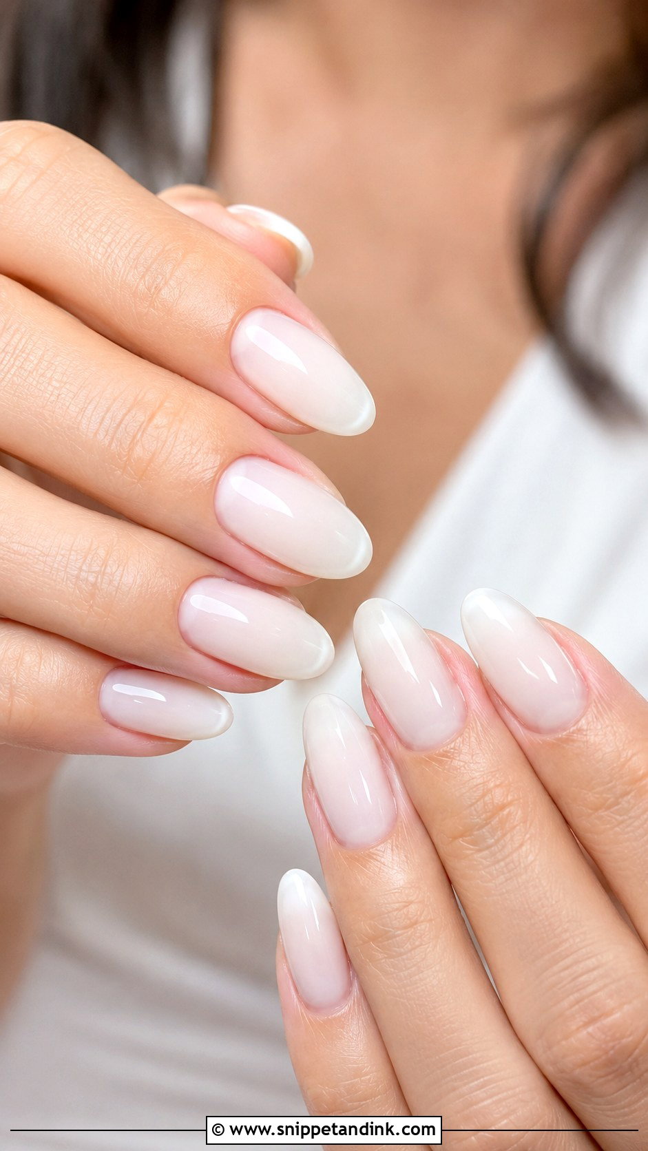 Milky White Bridal Gel Nails - Snippet and Ink - 20 Bridal Gel Nails Wedding