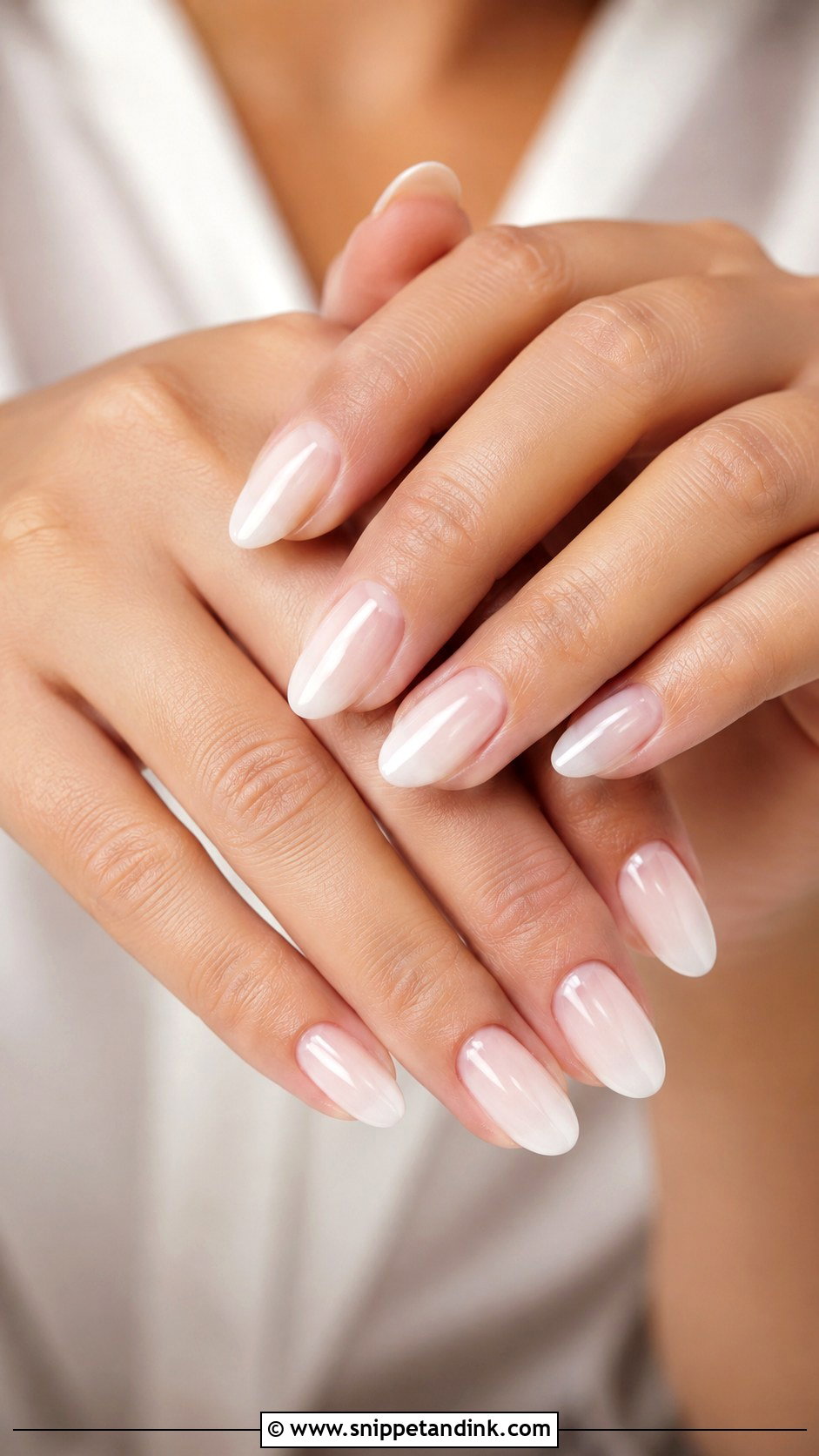 Milky White Bridal Nail Extensions - Snippet and Ink - 20 Bridal Nail Extensions Brides Ideas