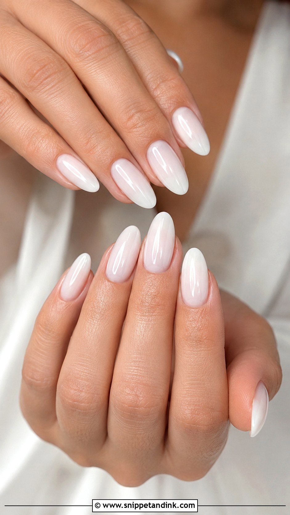 Milky White Bridal Nail Polish - Snippet and Ink - 20 Bridal Nail Polish Ideas