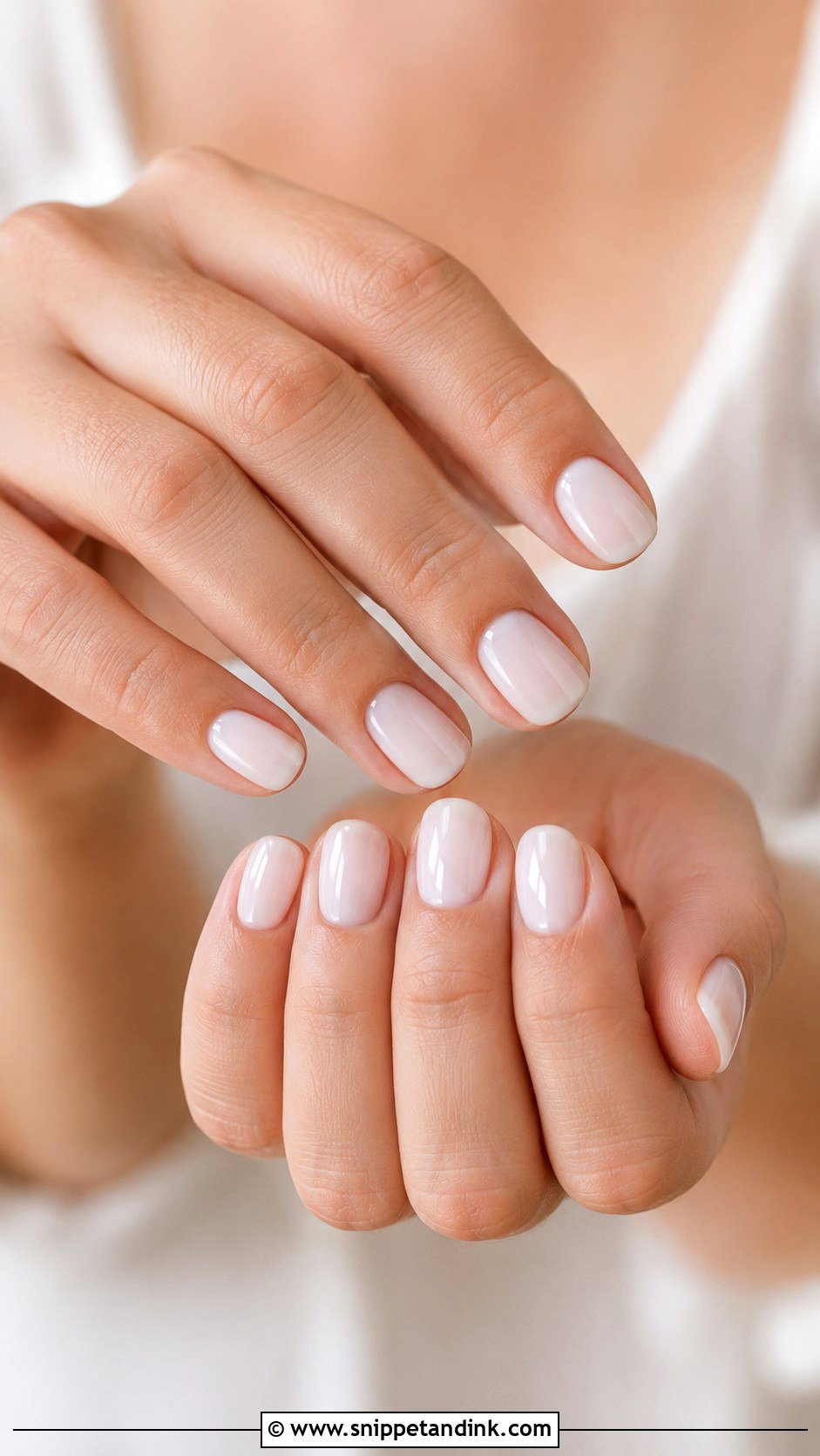 Milky White Bridal Nails - Snippet and Ink - 20 White Bridal Wedding Nails
