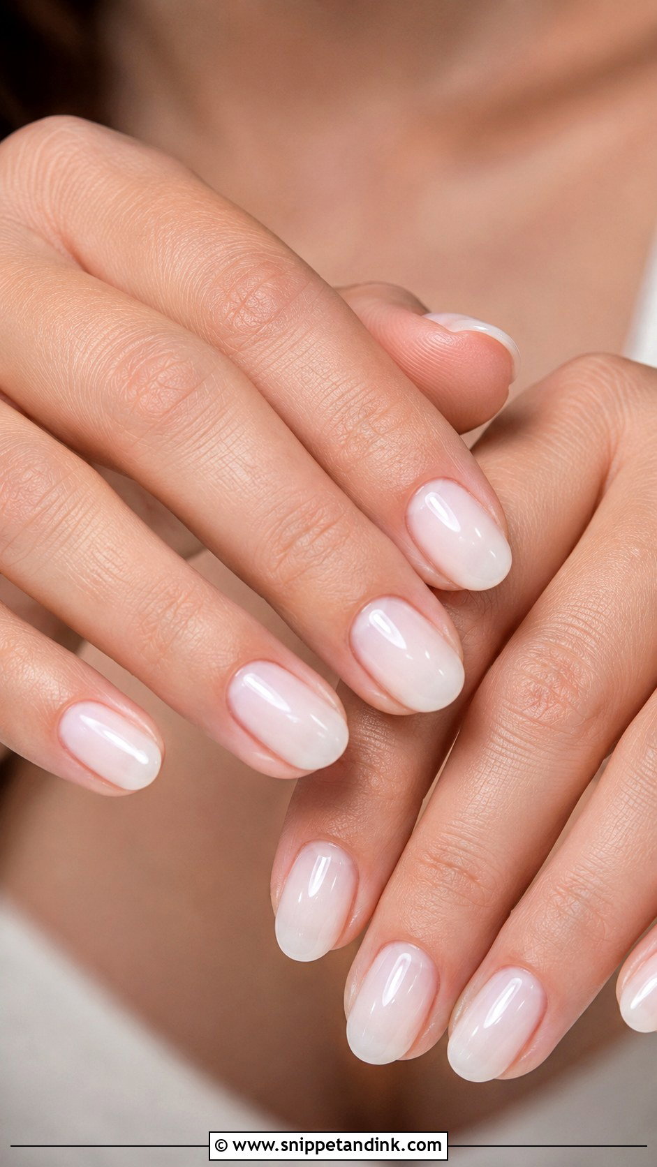 Milky White Bridal Nails - Snippet and Ink - 20 White Nails for the Bride Wedding