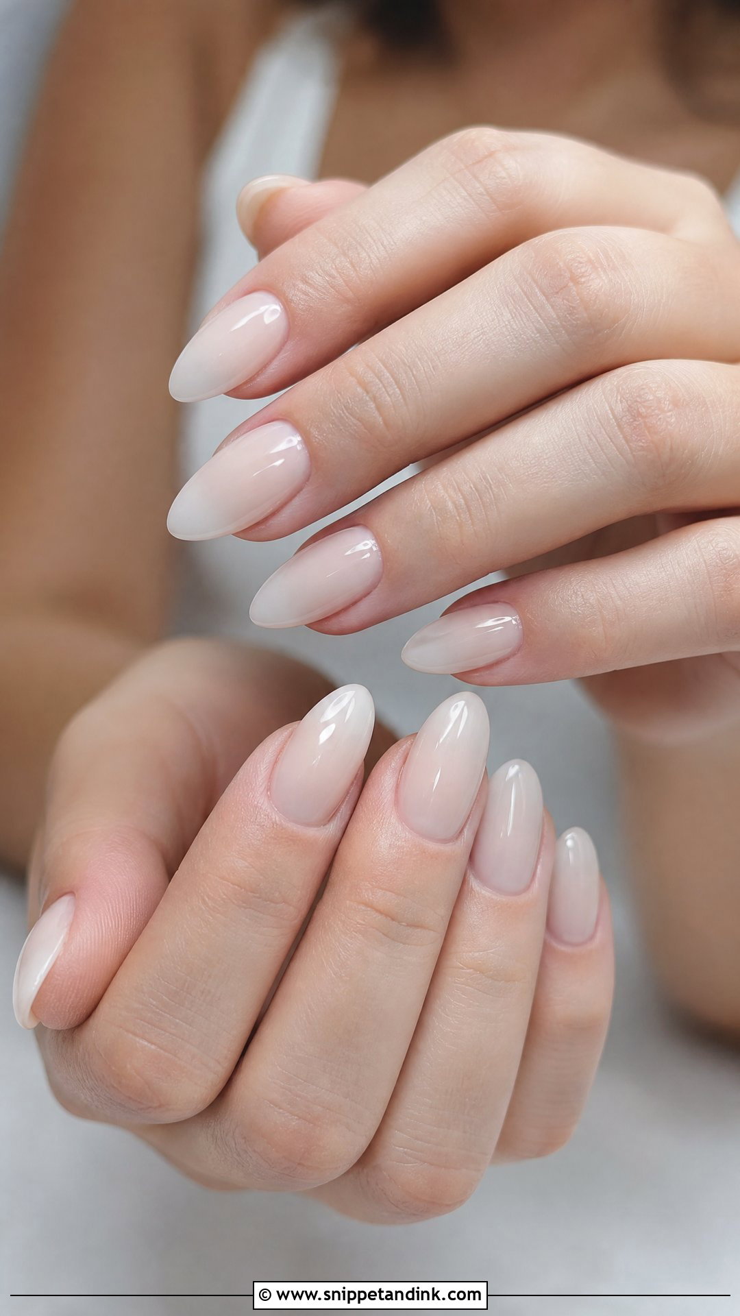 Milky White Bridal Nails - Snippet and Ink - 25 Bridal Wedding Day Nails for Bride