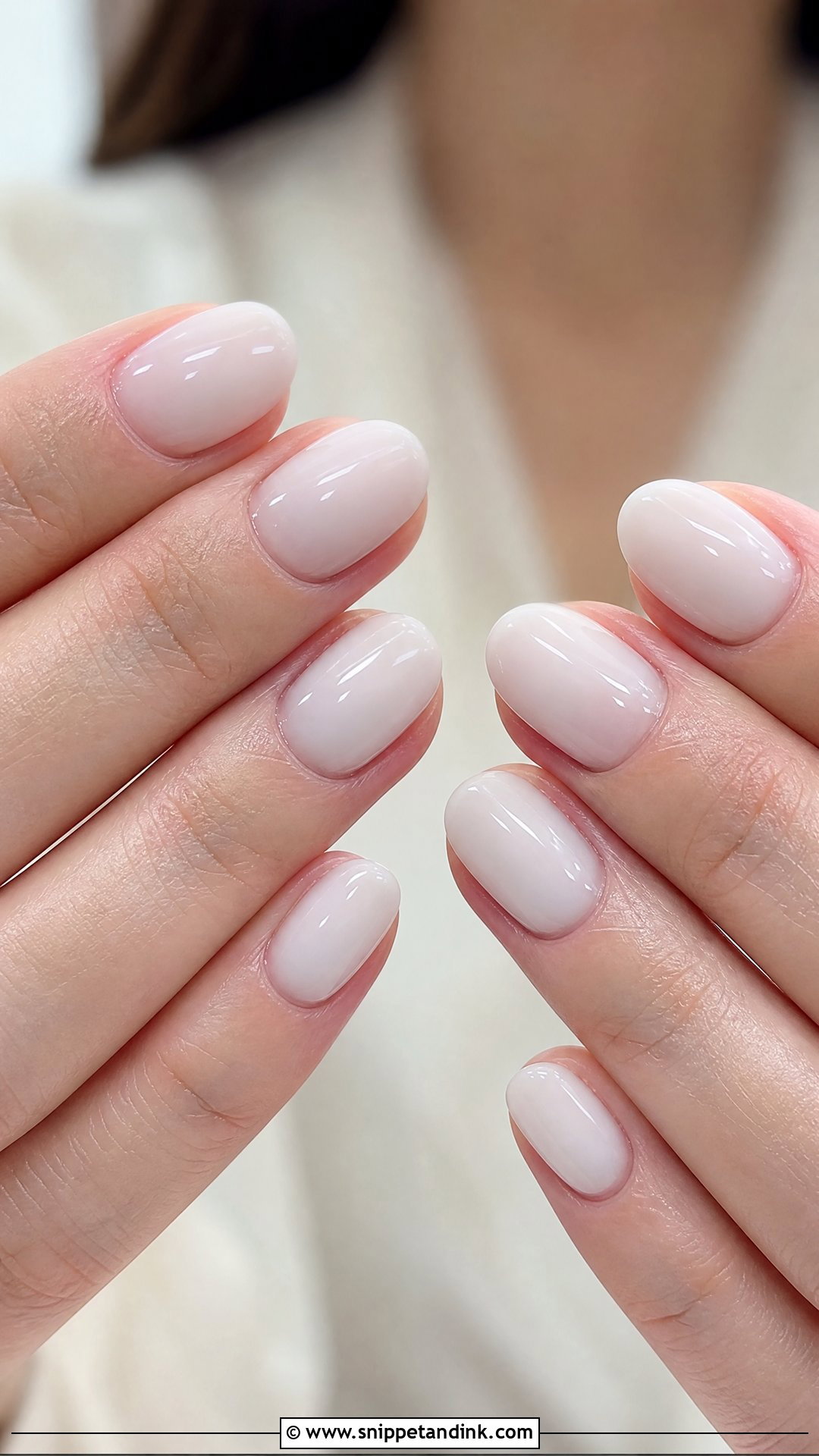 Milky White Bridal Nails - Snippet and Ink - 25 Classy Bridal Nails