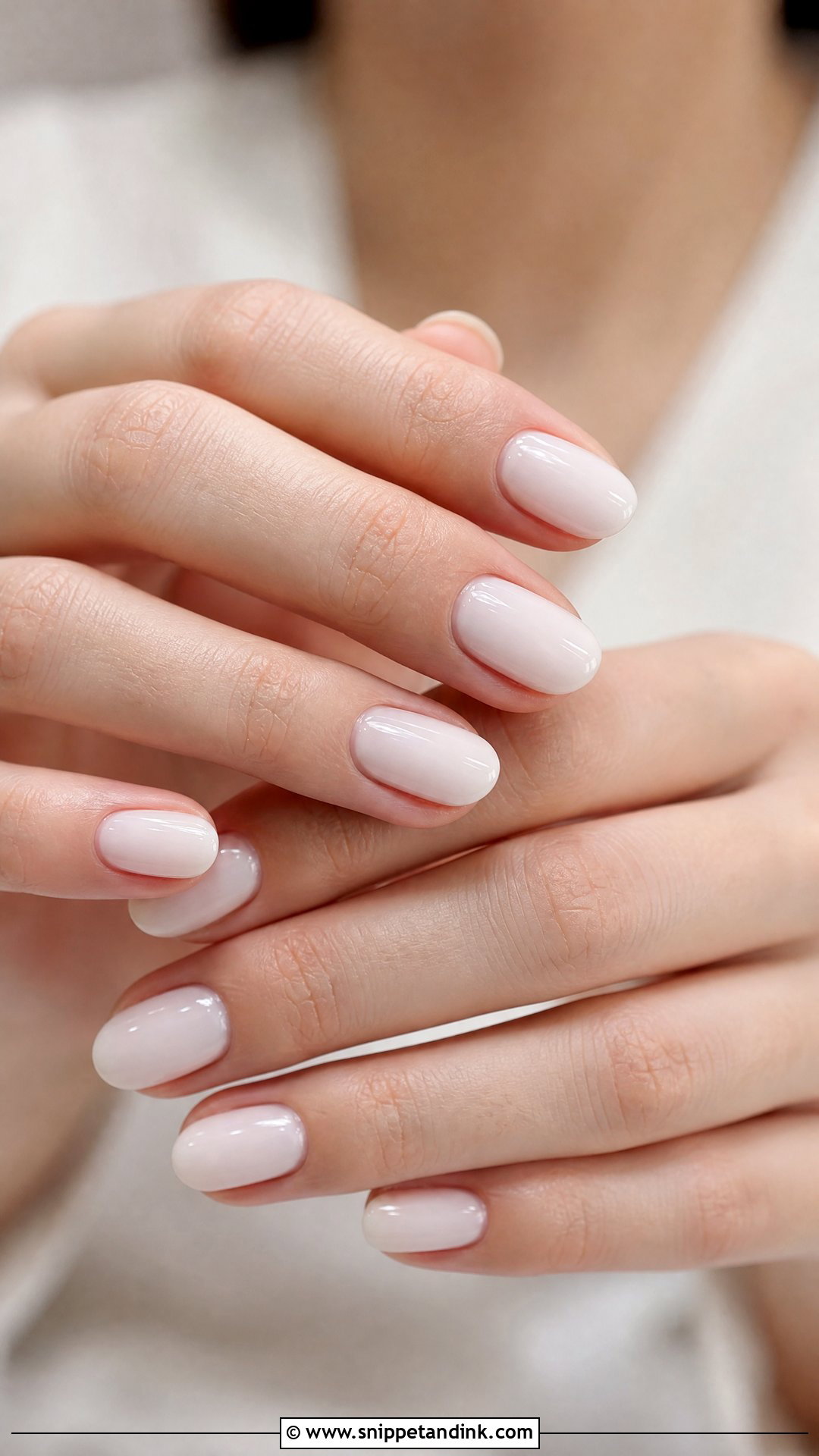 Milky White Bridal Nails - Snippet and Ink - 25 Unique Bridal Nails