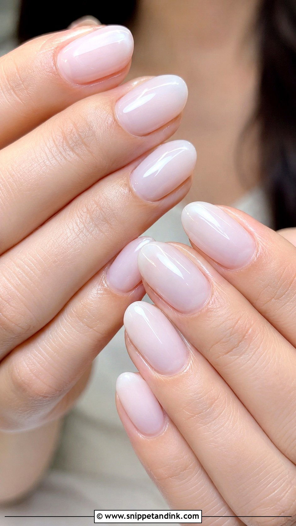 Milky White Bridal Nails - Snippet and Ink - 30 Bridal Nail Designs